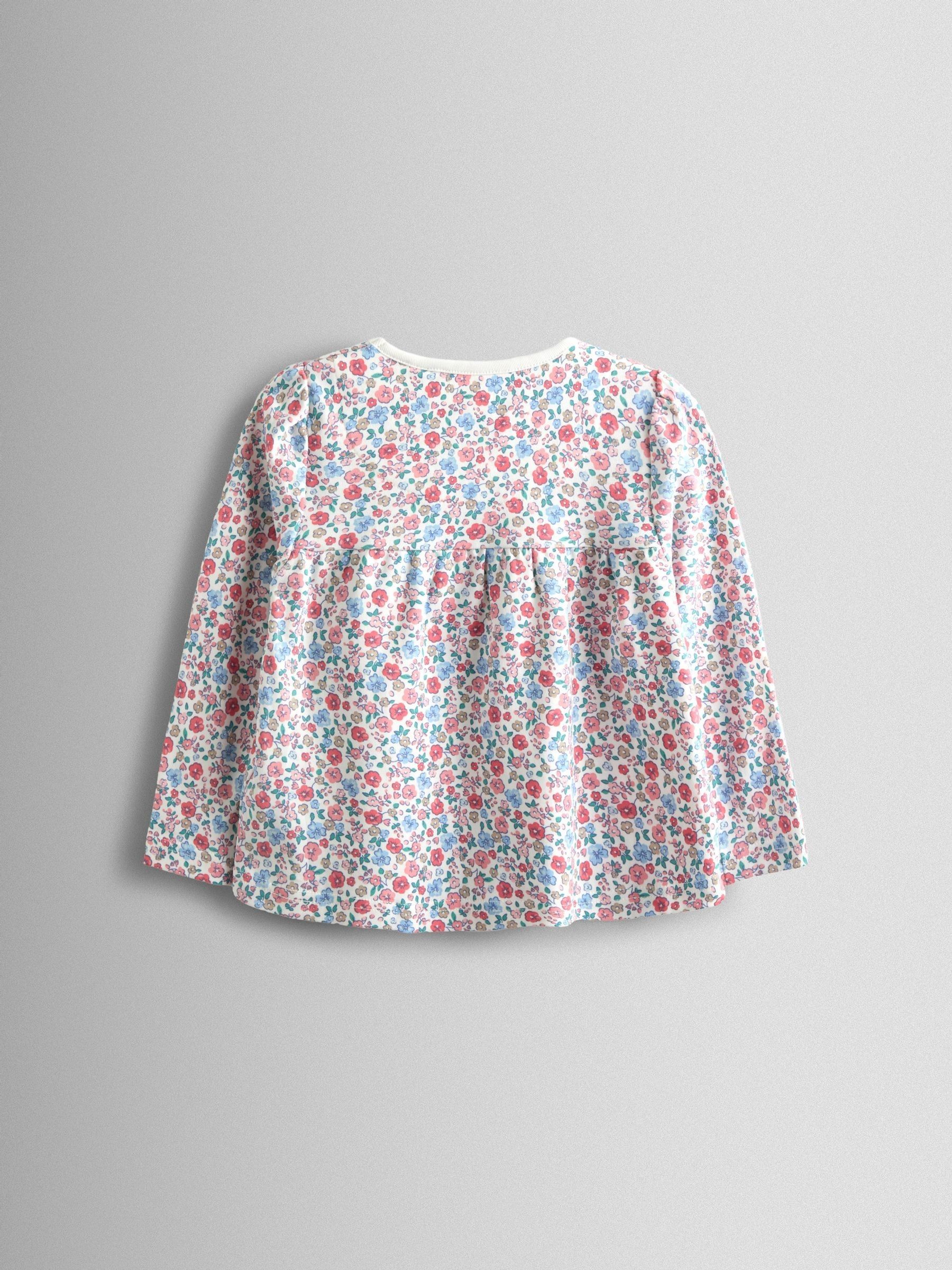 Pink Bunny Print 2 Pack Jersey Pyjamas - Image 5 of 13