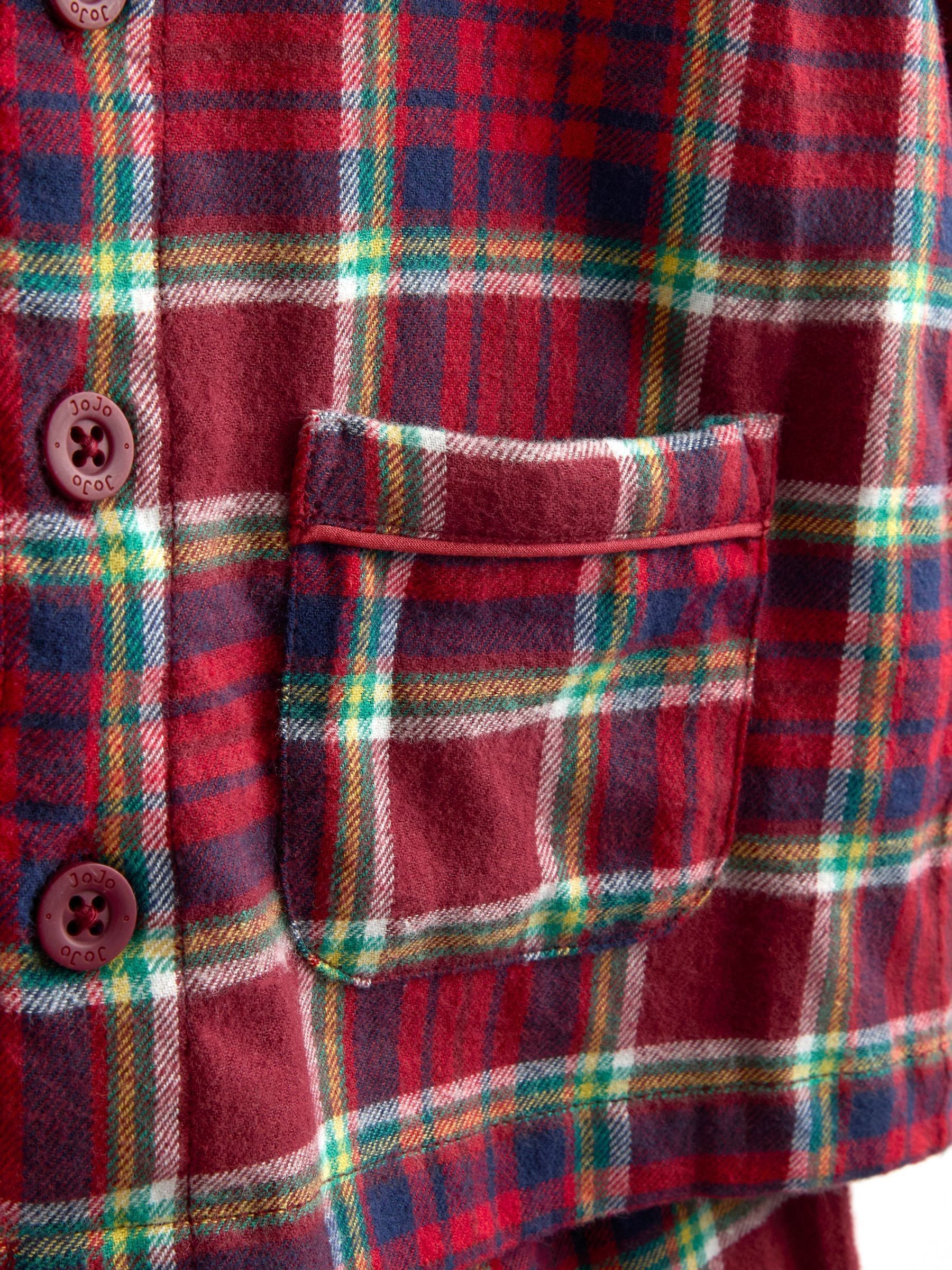 Red Check Christmas Printed Jersey Pyjamas - Image 2 of 6