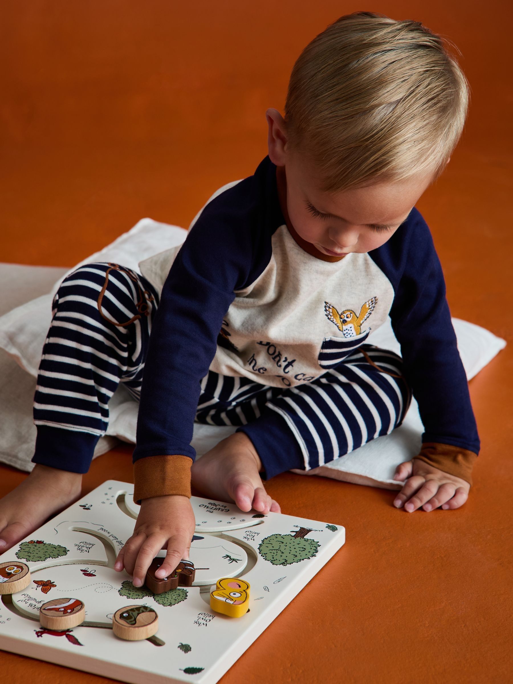 The Gruffalo Character Appliqué Jersey Pyjamas - Image 3 of 13