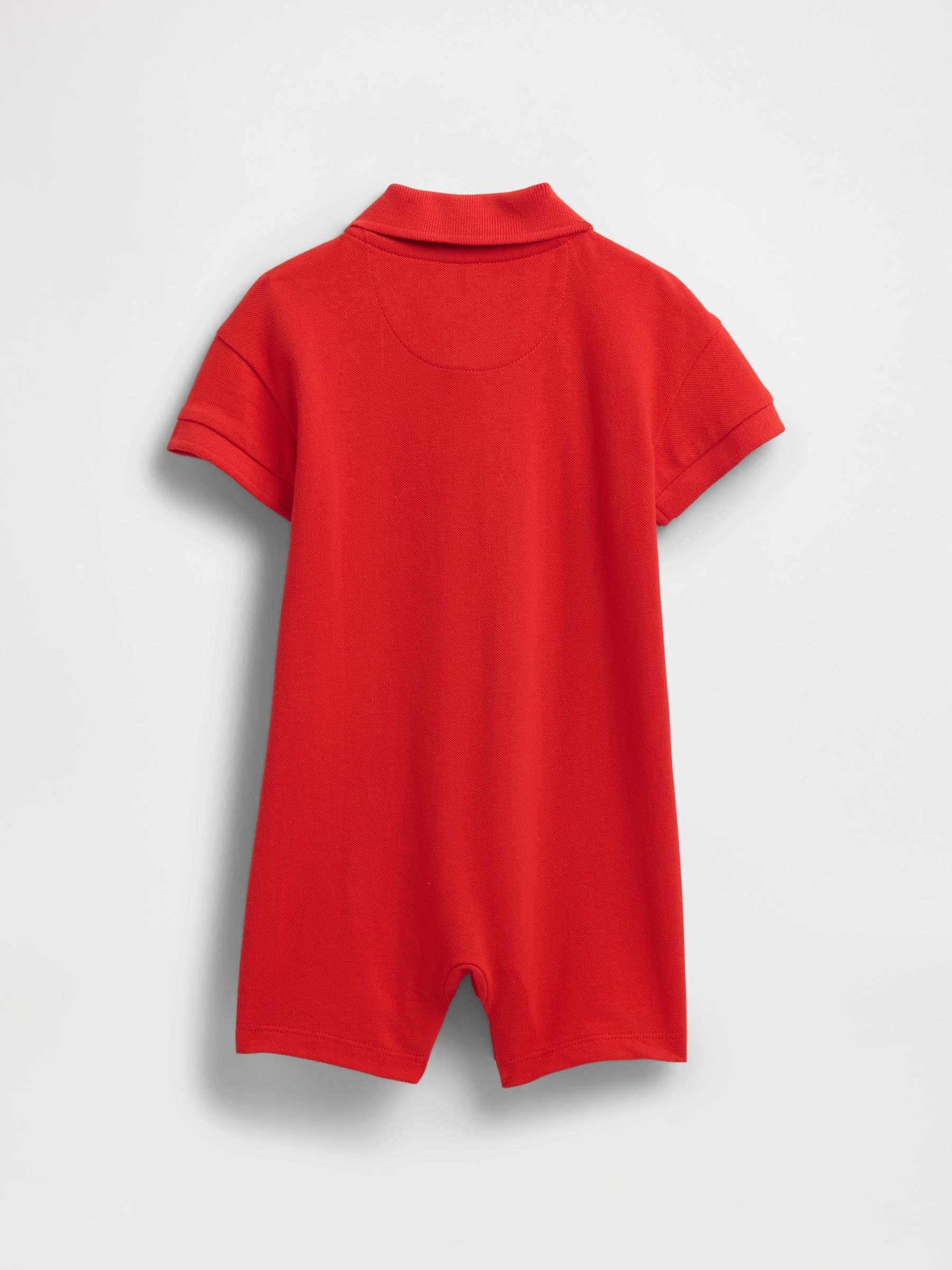 Red Polo One Piece (Newborn-24mths) - Image 2 of 3