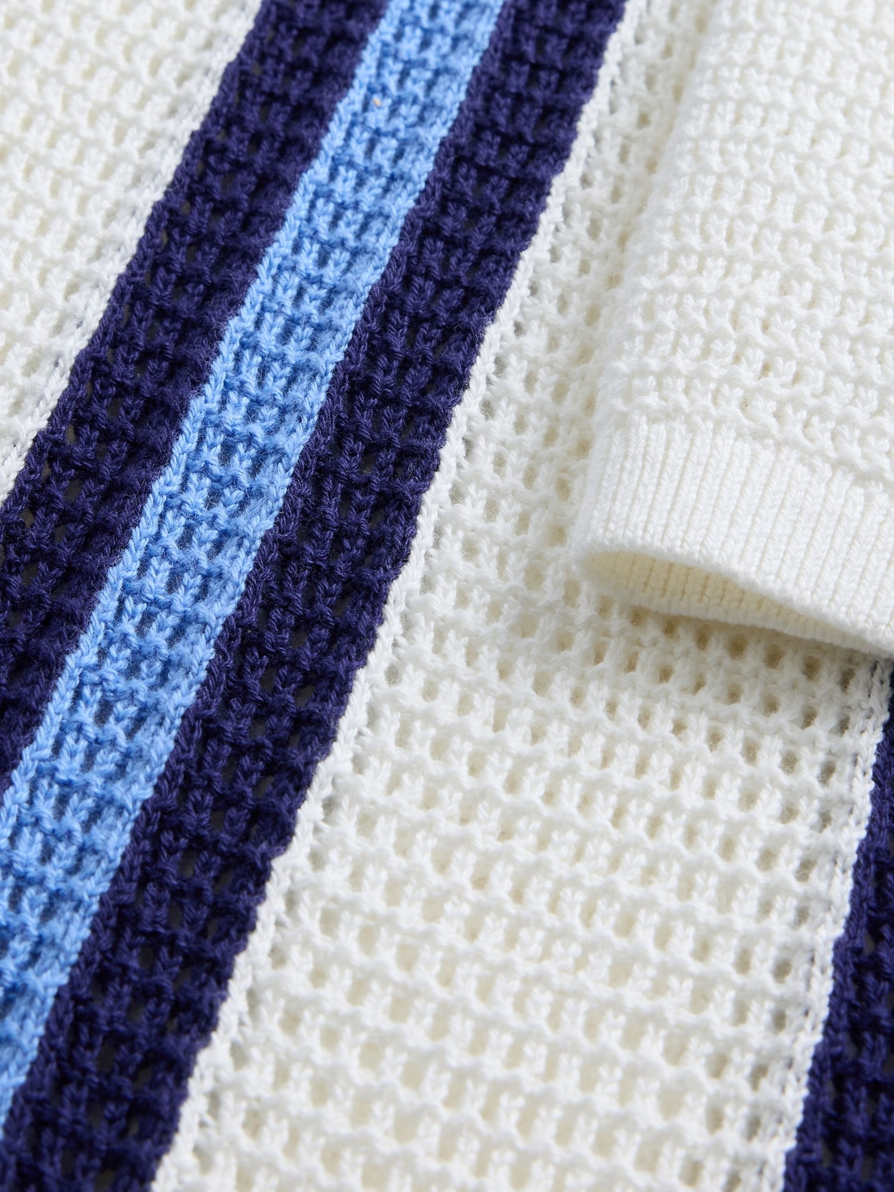 White Relaxed Crochet Shirt (4-13yrs) - Image 5 of 5