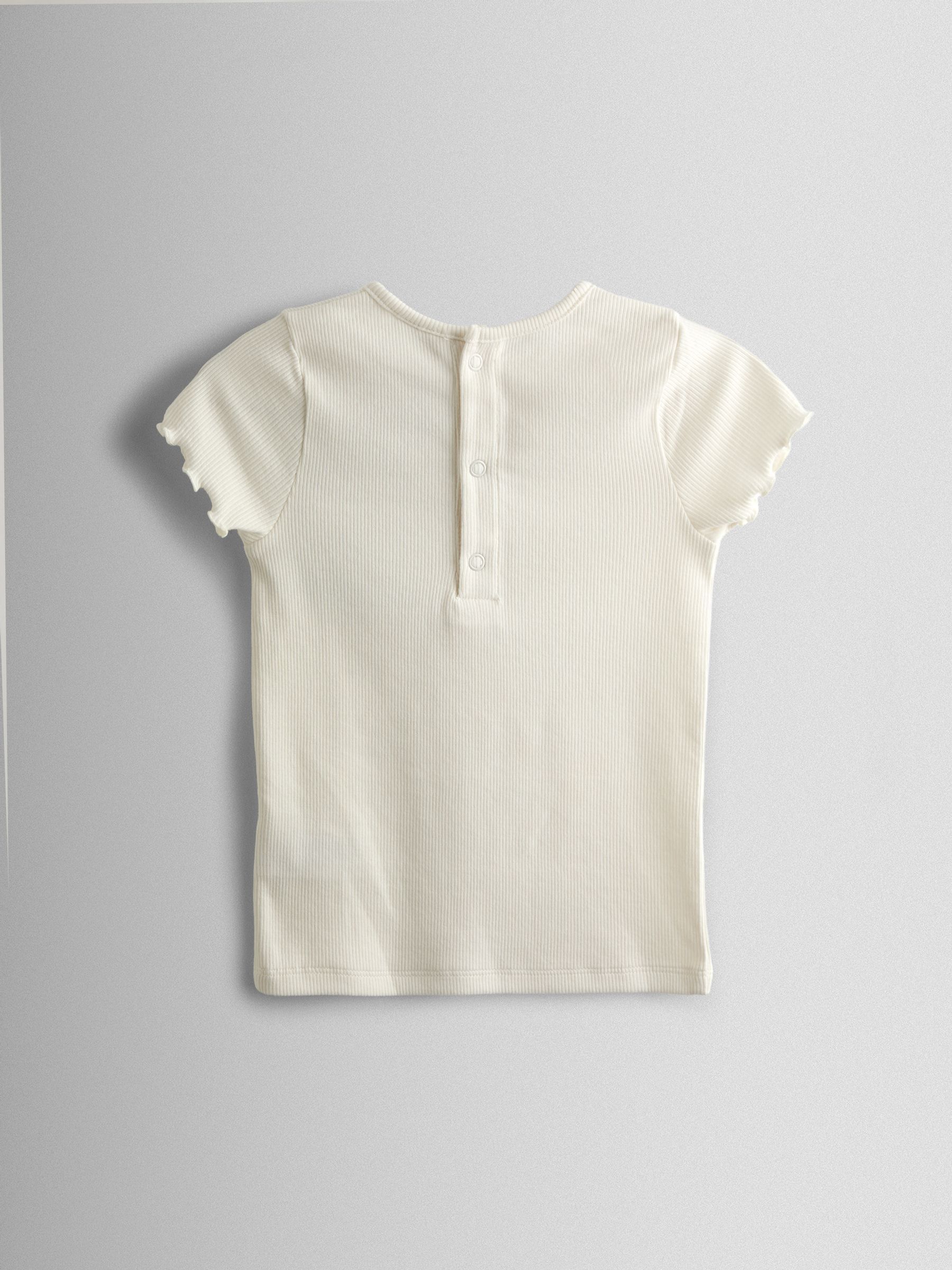 Natural Leopard Print Dungaree & T-Shirt Set - Image 3 of 8