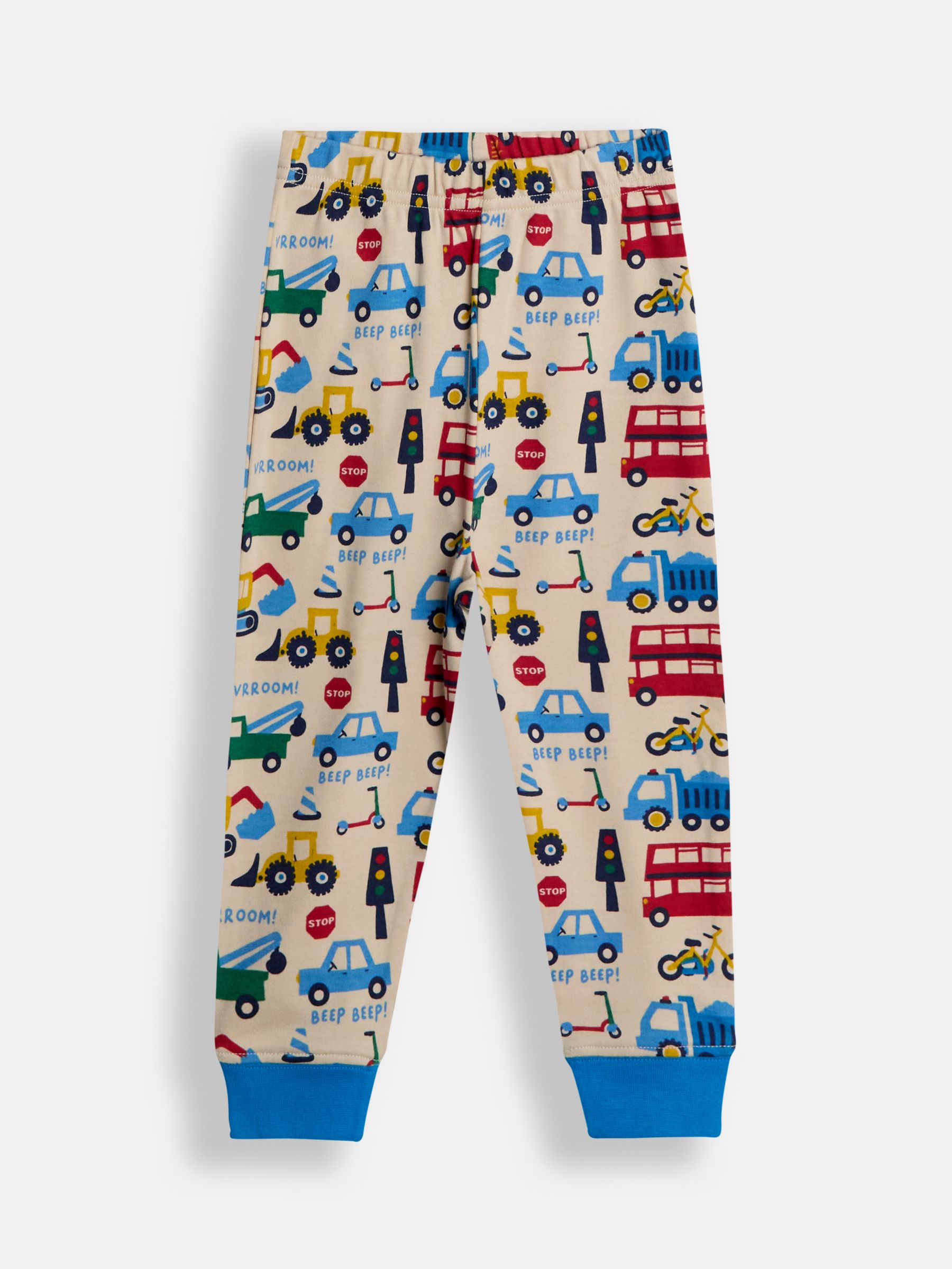 Blue Transport Mix And Match 2 Pack Pyjamas - Image 8 of 10