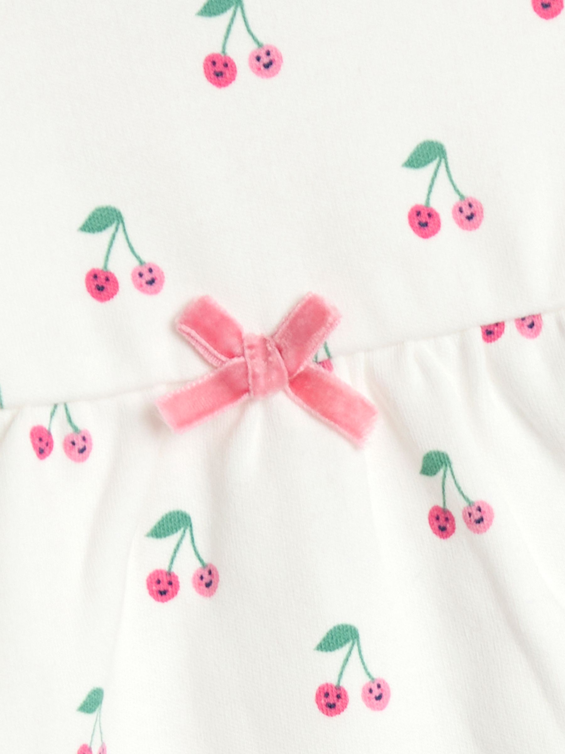 Pink Cherry 2 Pack Jersey Pyjamas - Image 10 of 11