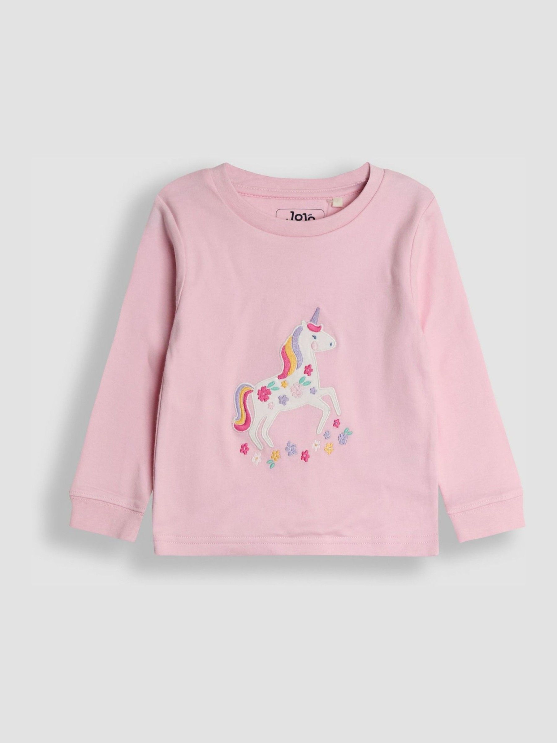 Pink Unicorn 2 Pack Jersey Pyjamas - Image 2 of 10 Pink Unicorn 2 Pack Jersey Pyjamas - Image 2 of 10