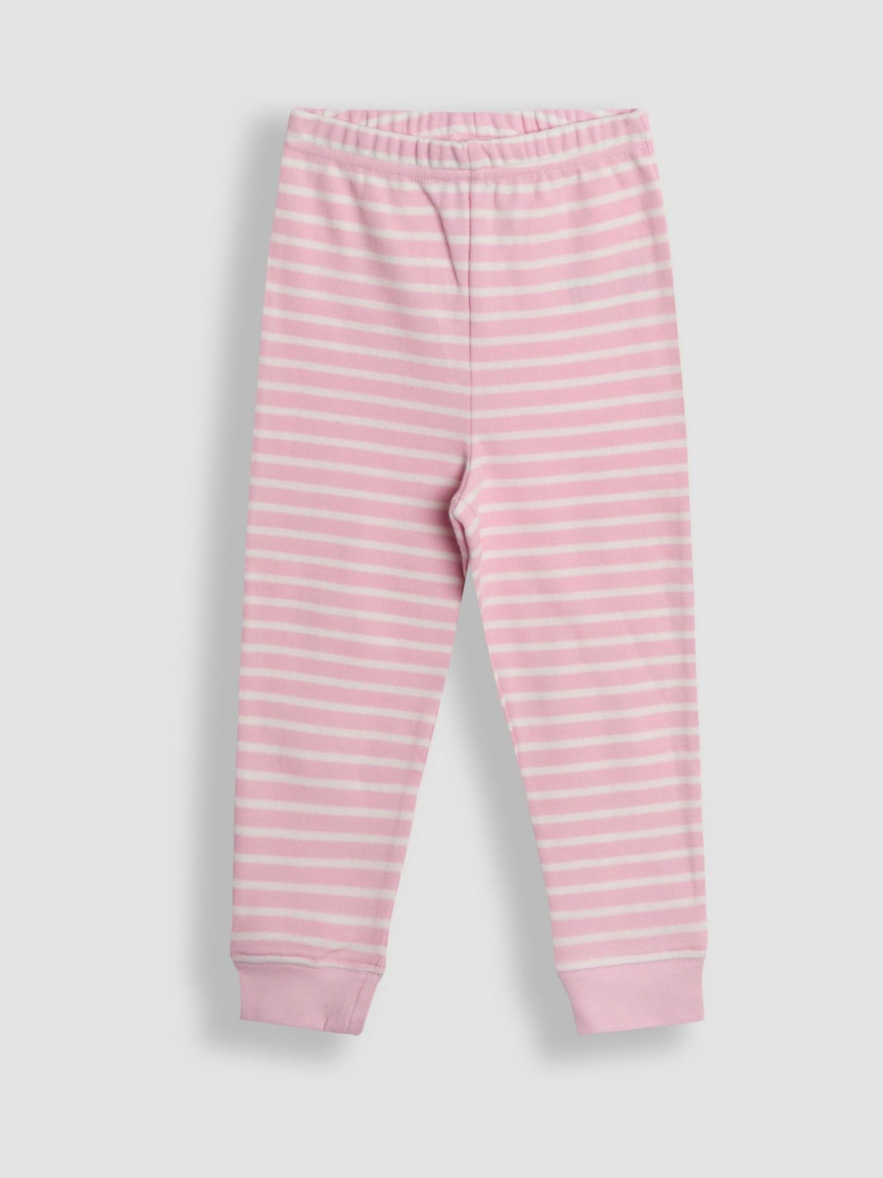 Pink Unicorn 2 Pack Jersey Pyjamas - Image 4 of 10