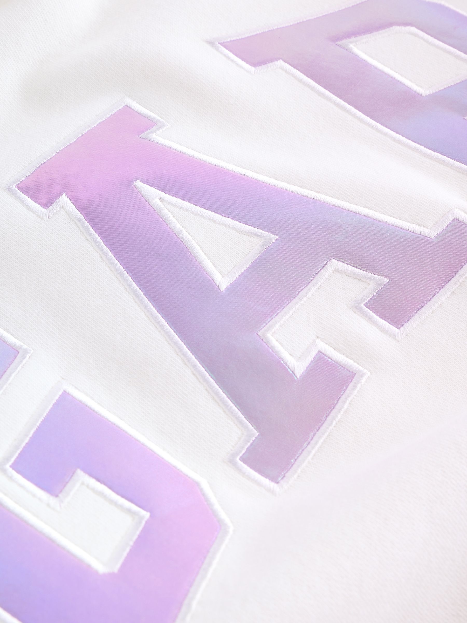 White Pullover Relaxed Logo Hoodie - Image 7 of 9