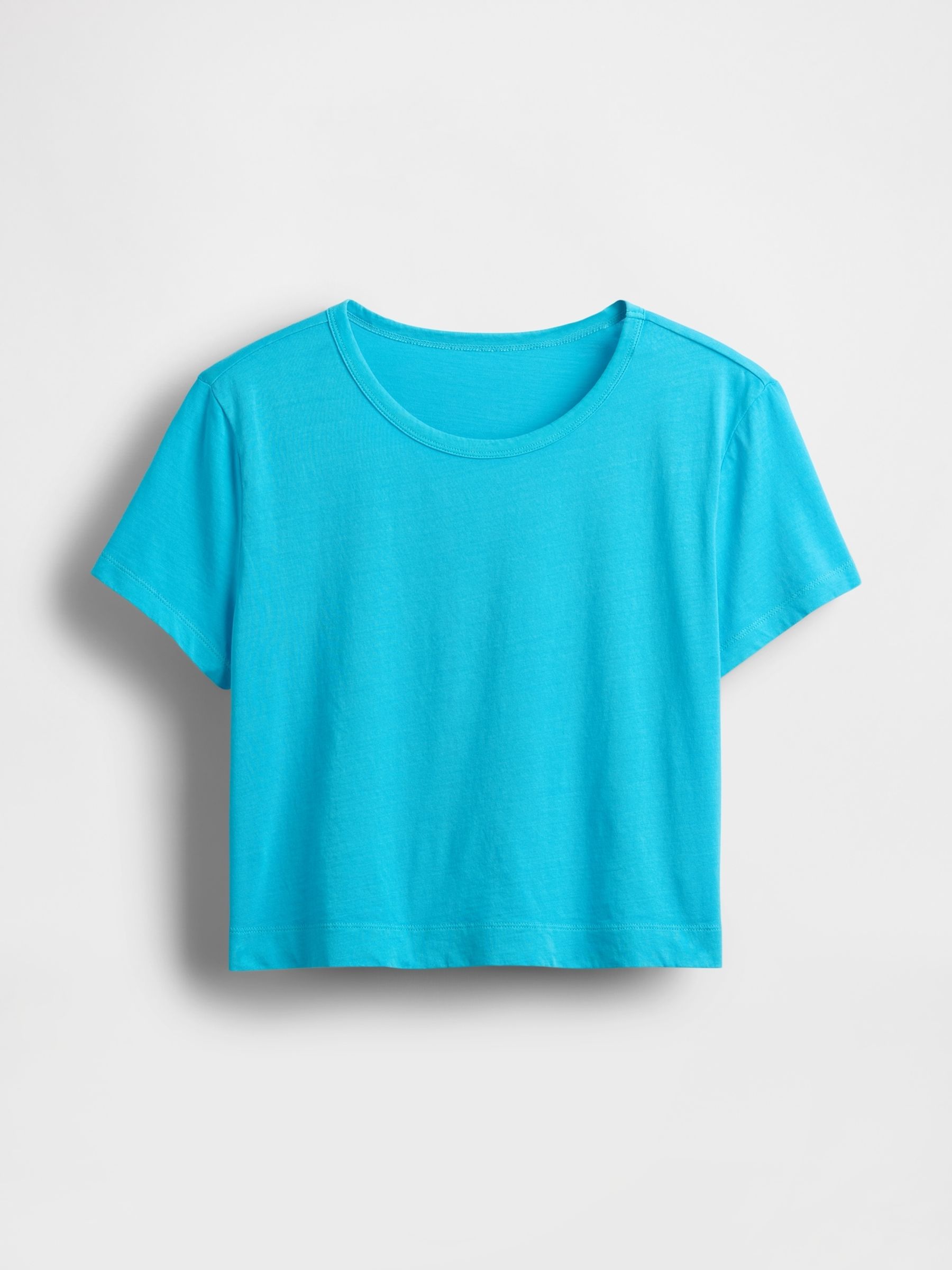 Blue VintageSoft Cropped T-Shirt - Image 5 of 5