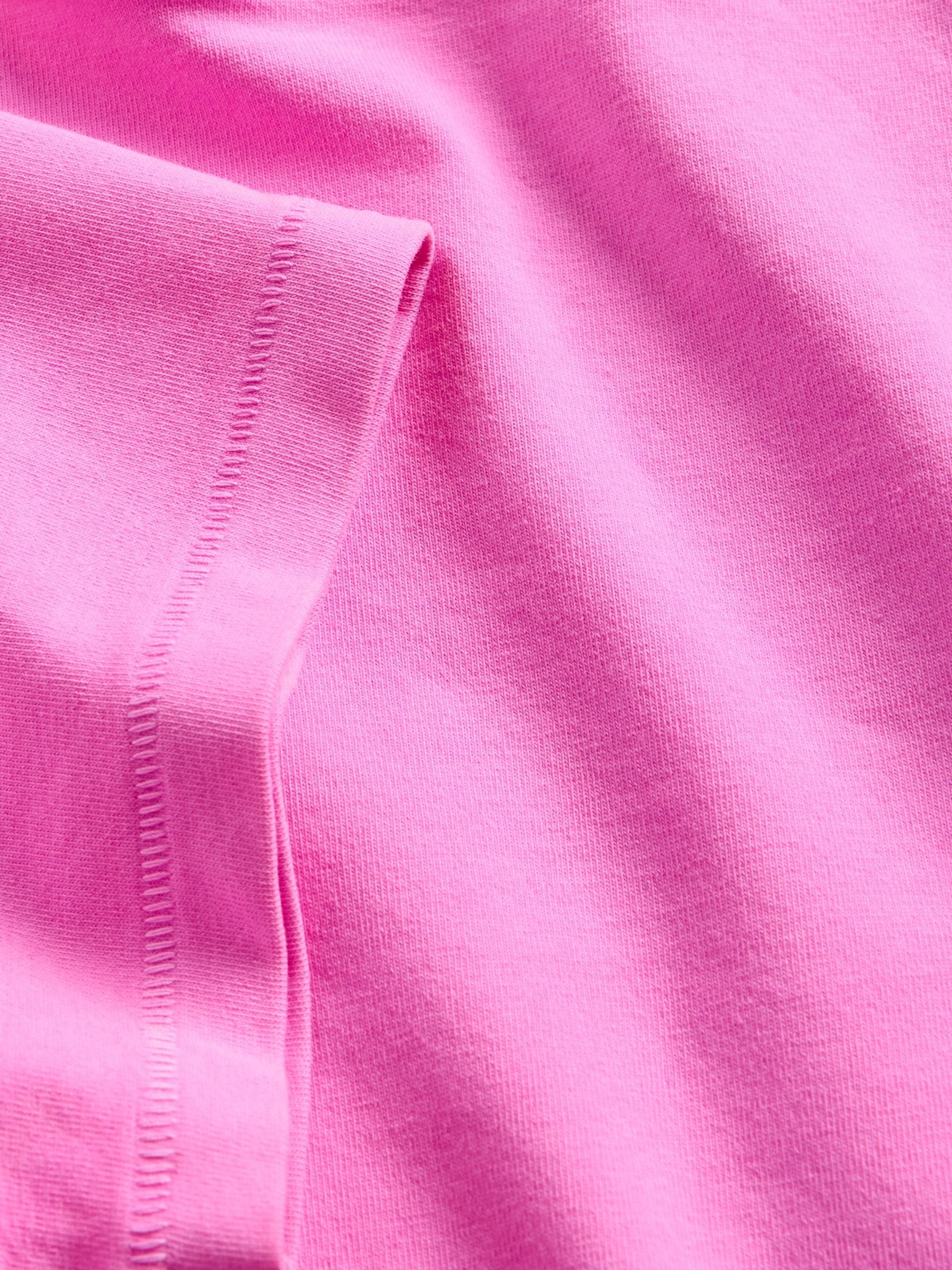 Pink CloseKnit Jersey Short Sleeve Crew Neck T-Shirt - Image 5 of 5