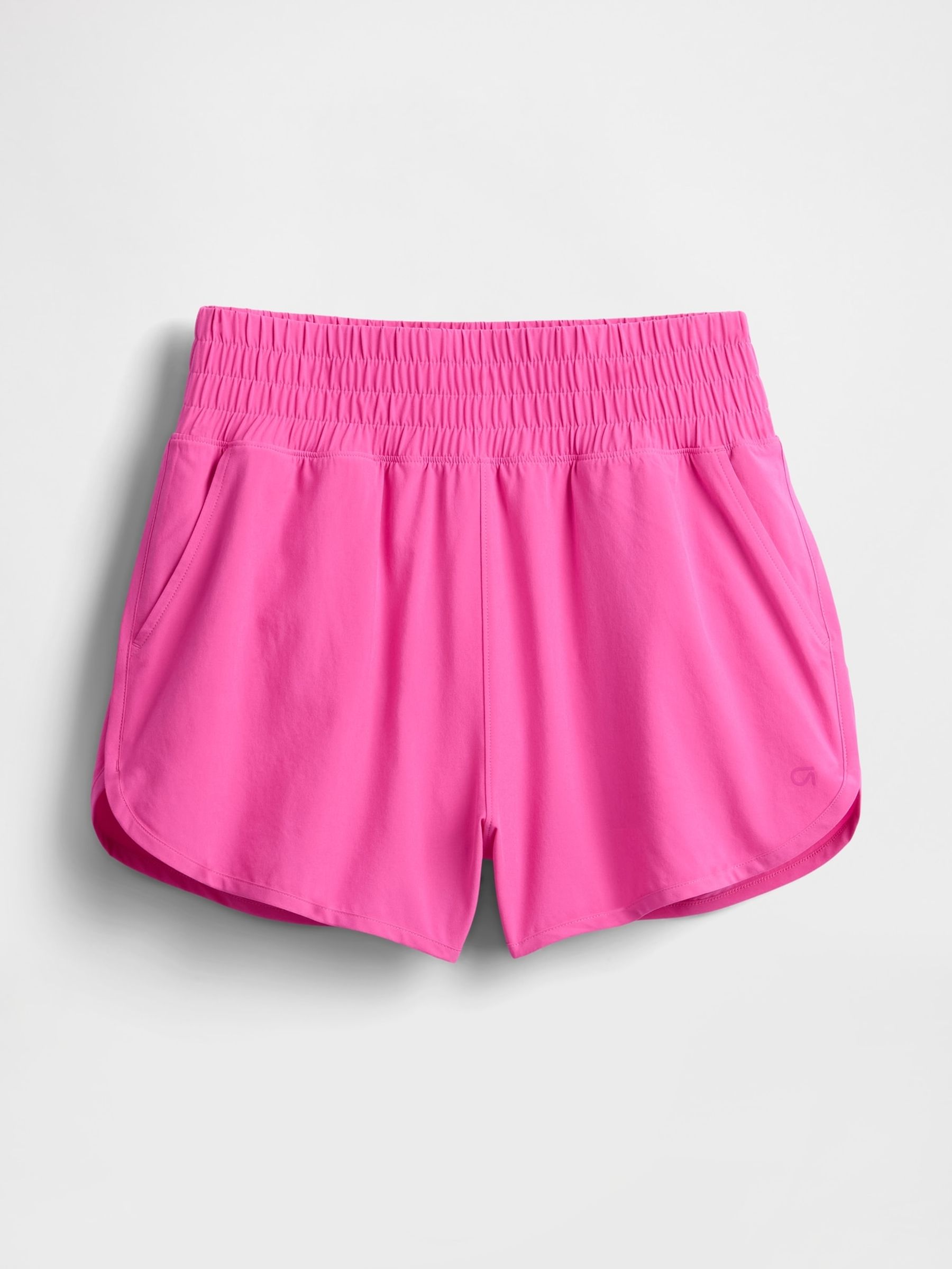 Pink High Waisted Running Shorts - Image 5 of 5