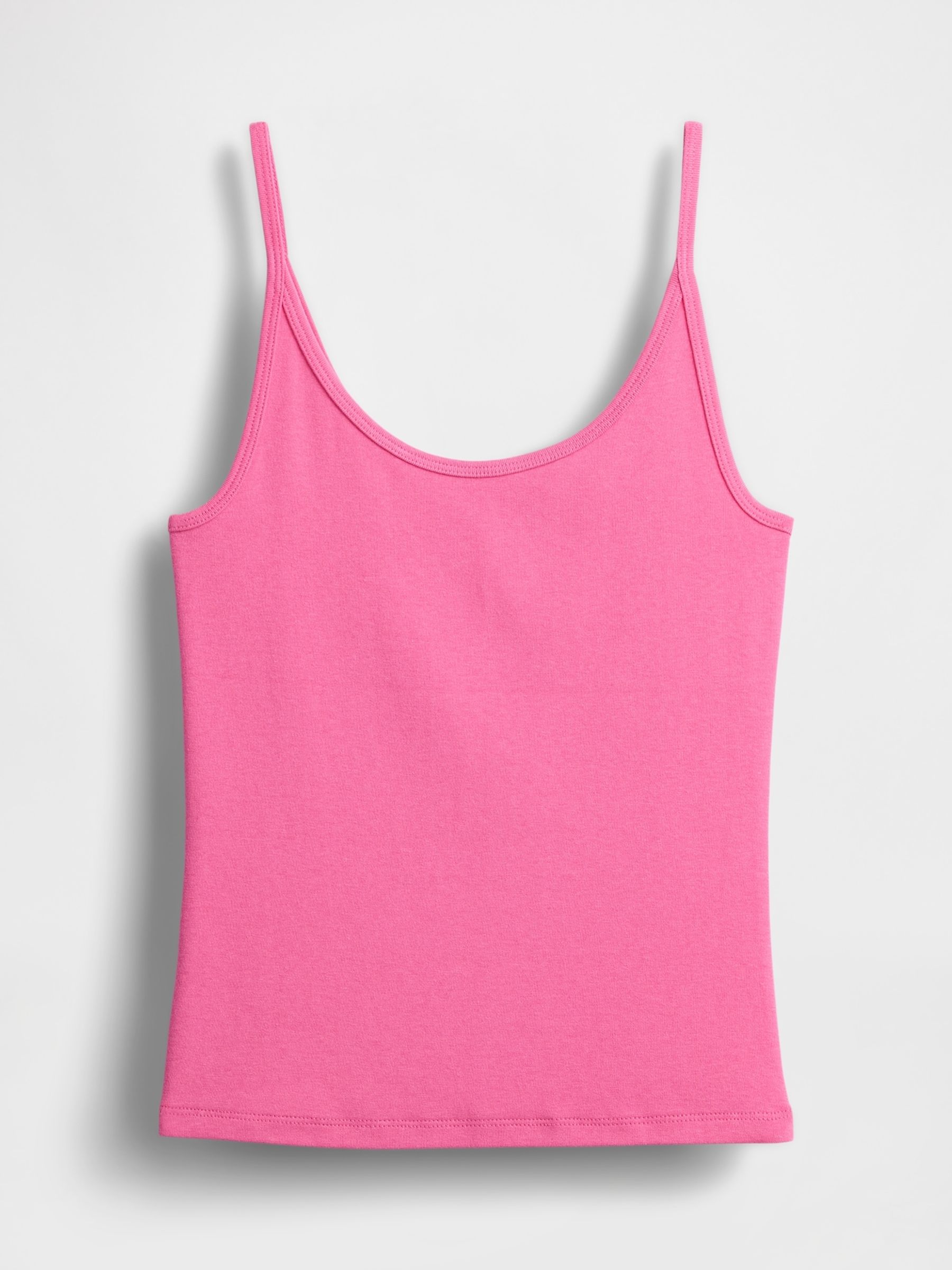 Pink Modern Cropped Cami Top - Image 4 of 5