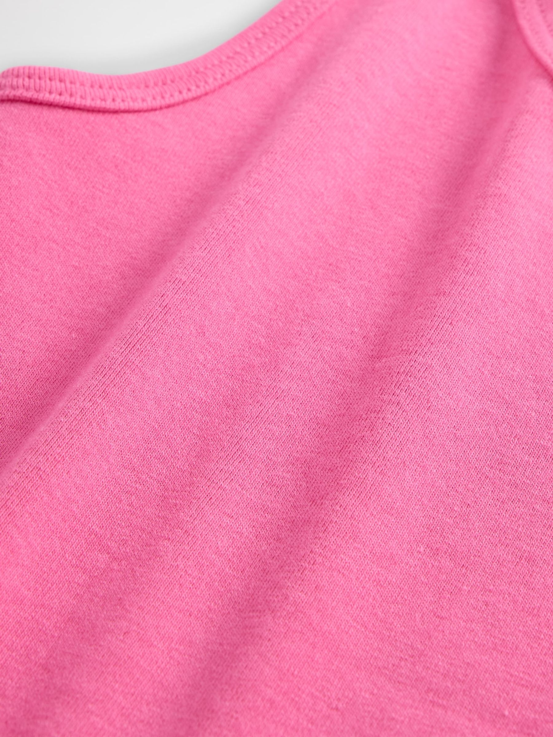 Pink Modern Cropped Cami Top - Image 5 of 5