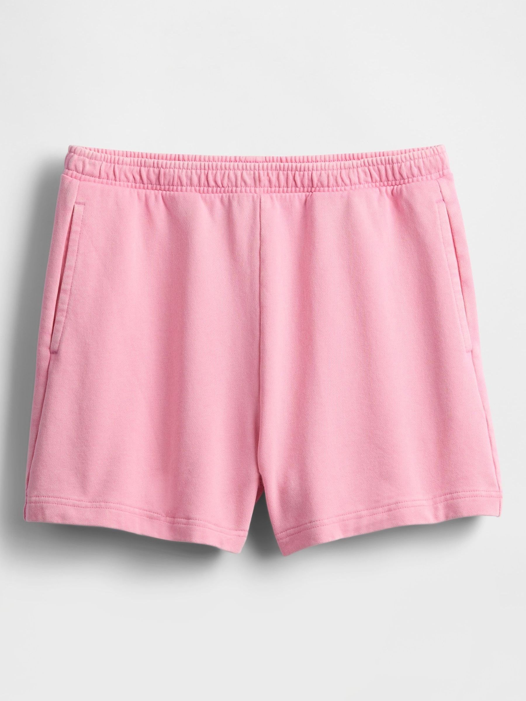 Pink Heavyweight French Terry Classic Sweat Shorts - Image 4 of 4