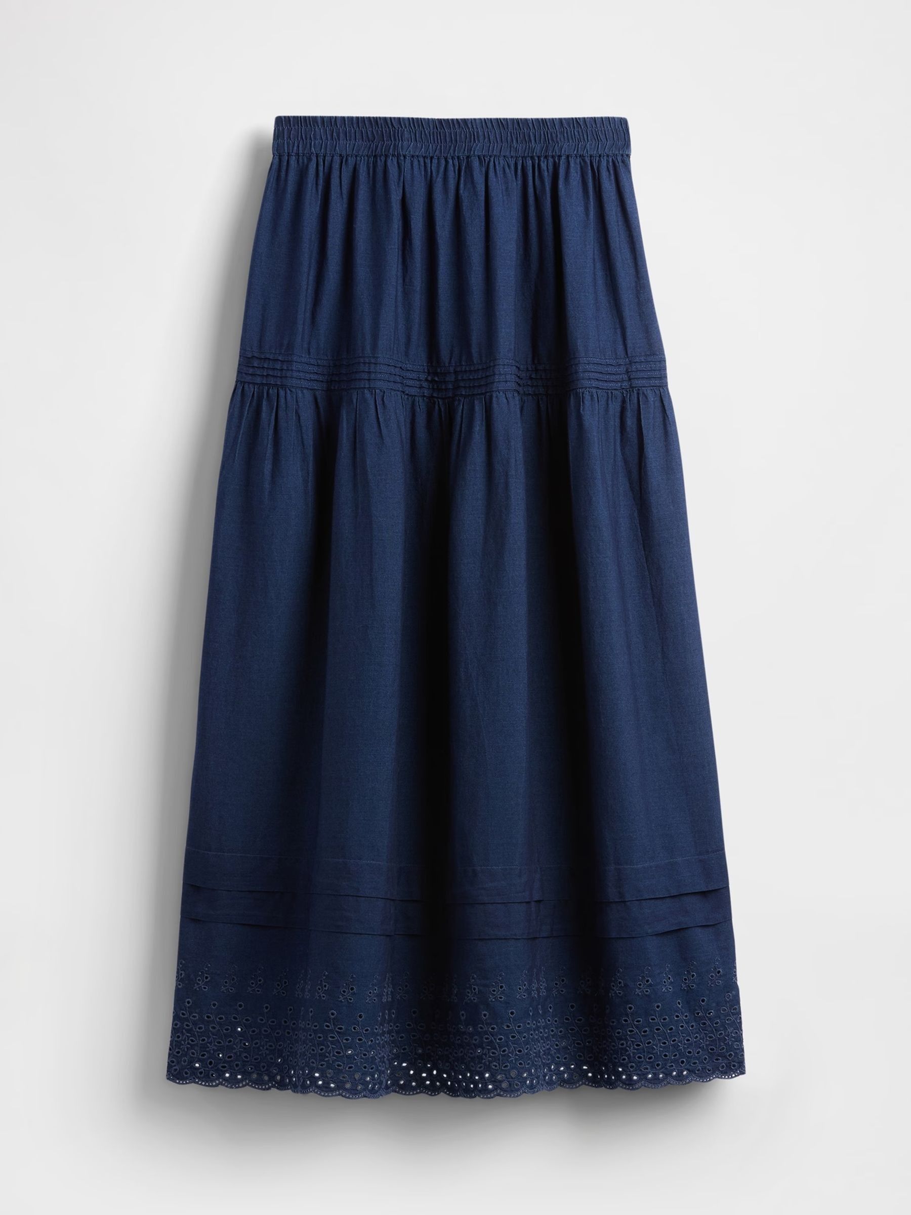 Blue DÔEN Eyelet Maxi Skirt - Image 4 of 5