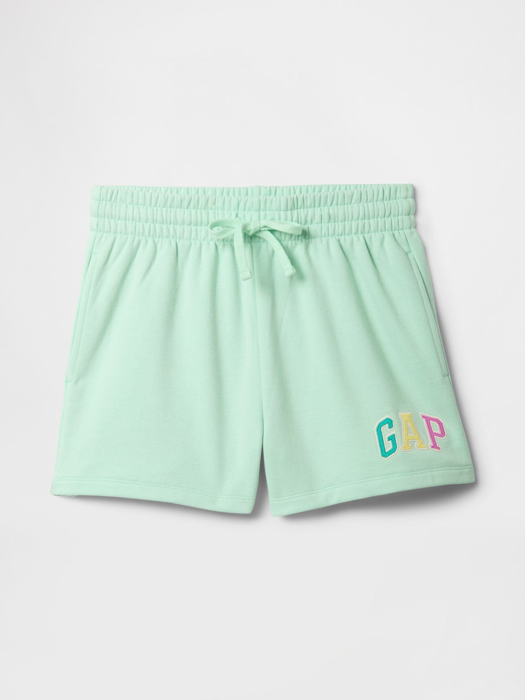 Light Green Logo Pull On Shorts - Image 5 of 5