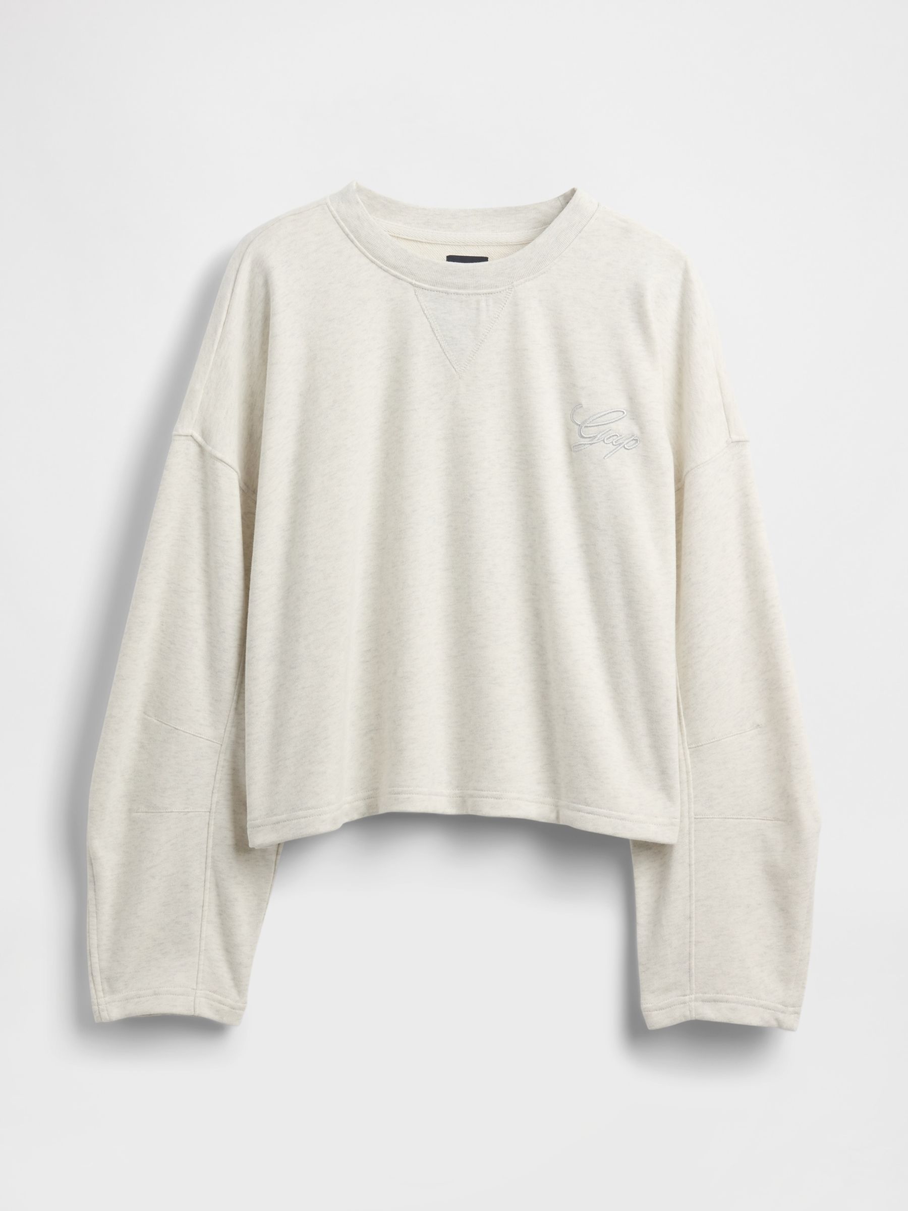 Neutral VintageSoft Oversized Logo Sweatshirt - Image 4 of 5