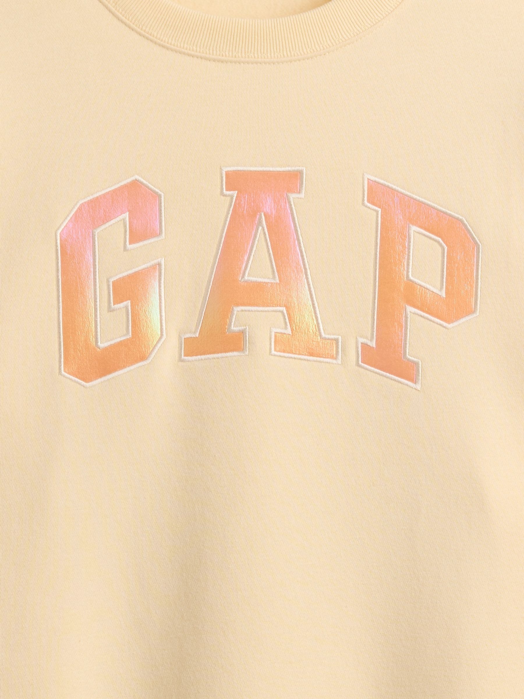 Butter Yellow Relaxed Logo Sweatshirt - Image 5 of 5