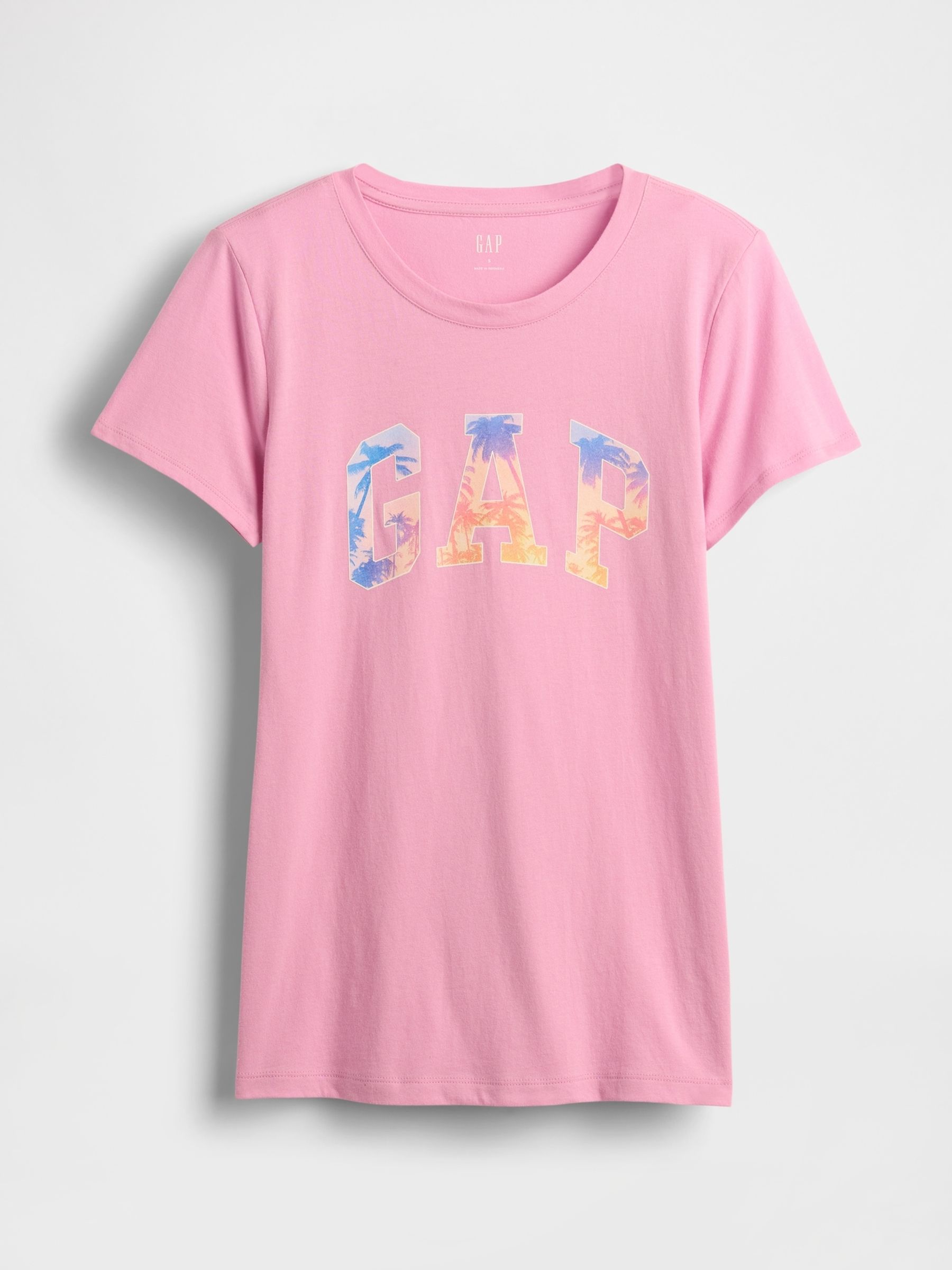 Pink Logo Short Sleeve Crew Neck T-Shirt - Image 4 of 4