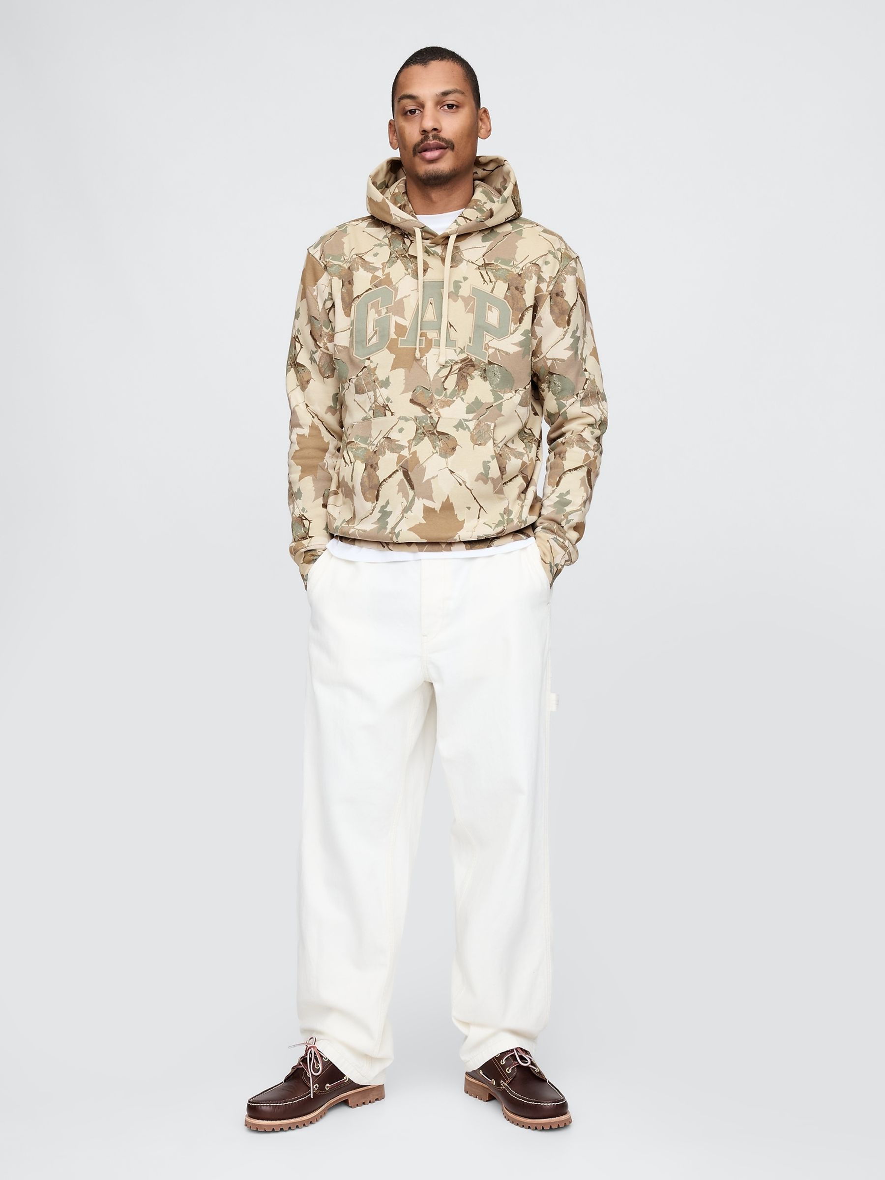 Brown Camo VintageSoft Arch Logo Hoodie - Image 3 of 5