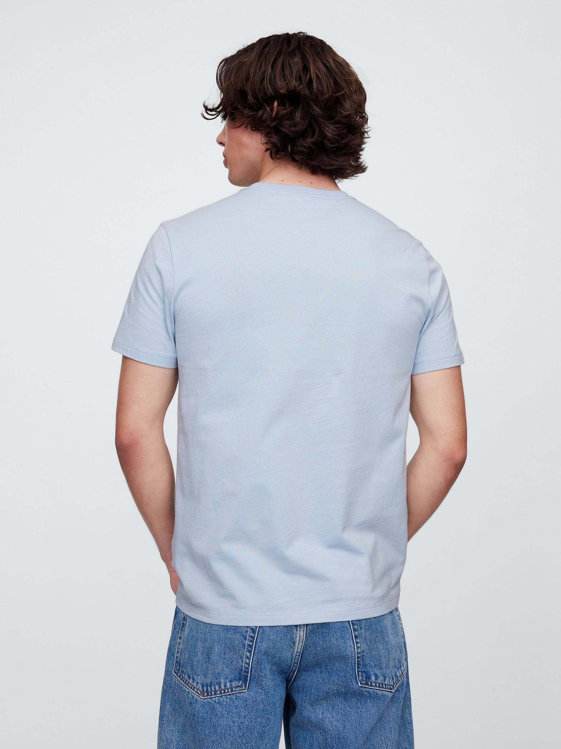 Blue Everyday Soft Logo T-Shirt - Image 2 of 5