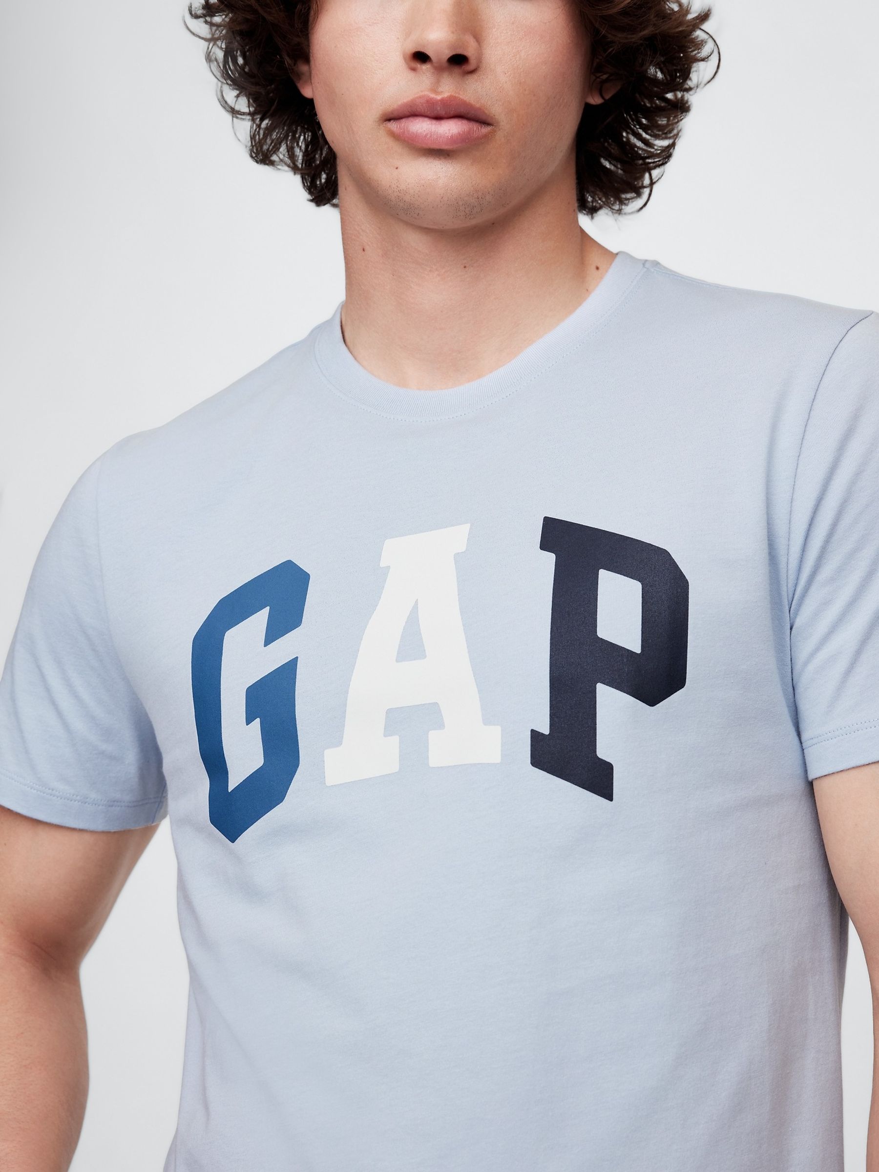 Blue Everyday Soft Logo T-Shirt - Image 4 of 5