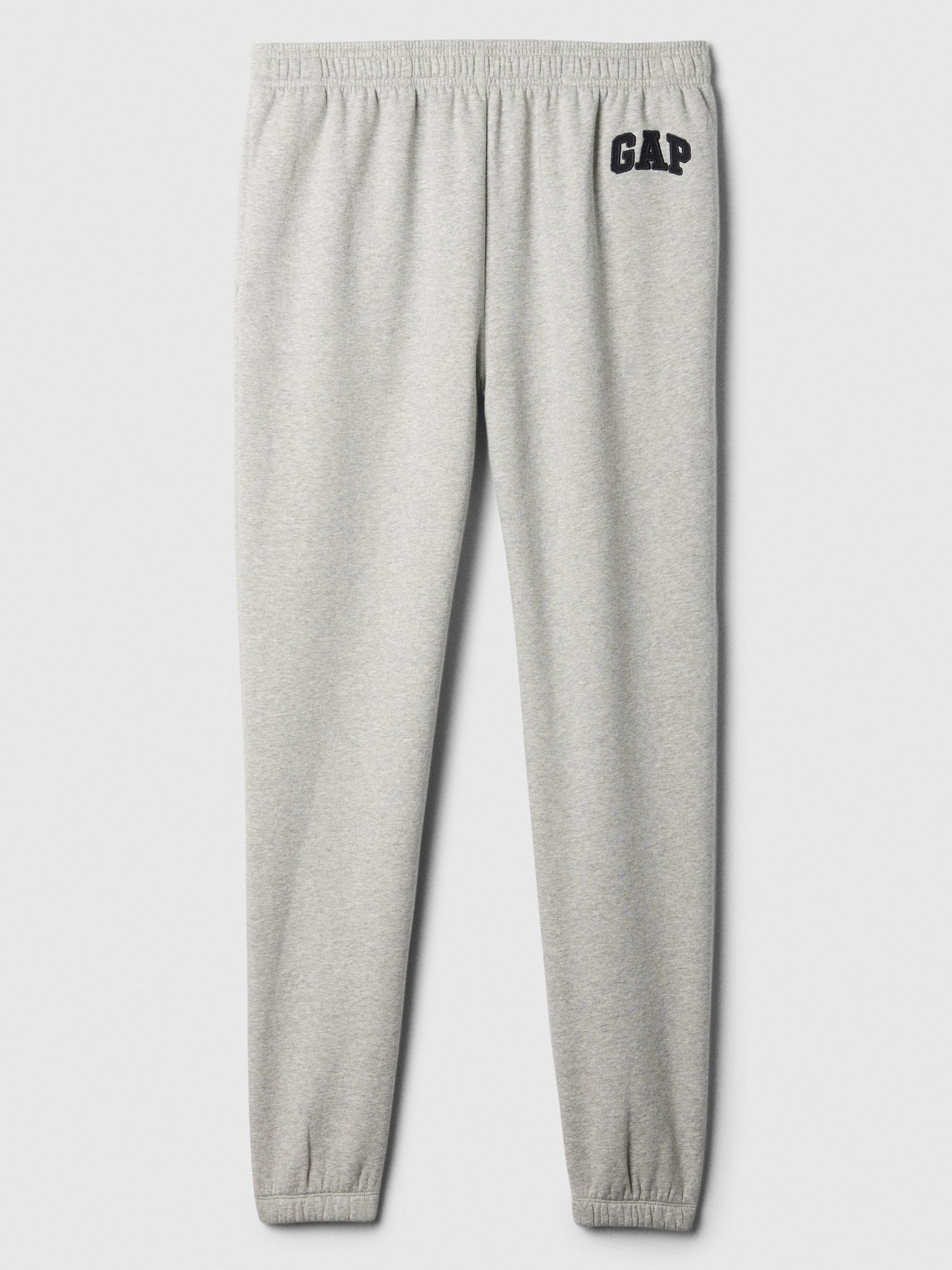 Grey Logo Fleece-Lined Joggers - Image 4 of 4