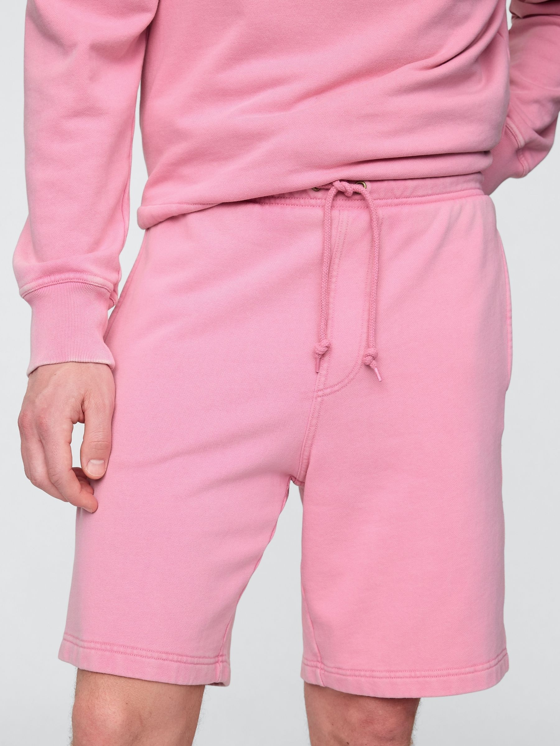 Pink Relaxed Sweat Shorts - Image 5 of 5