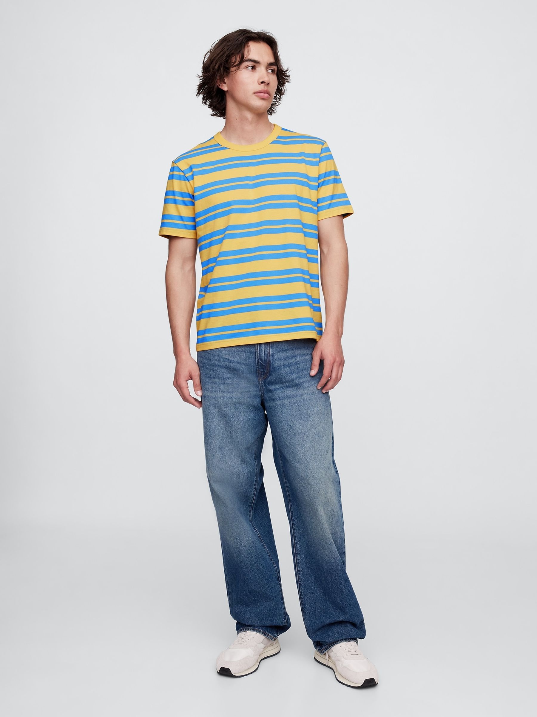 Yellow Stripe Original T-Shirt - Image 3 of 5