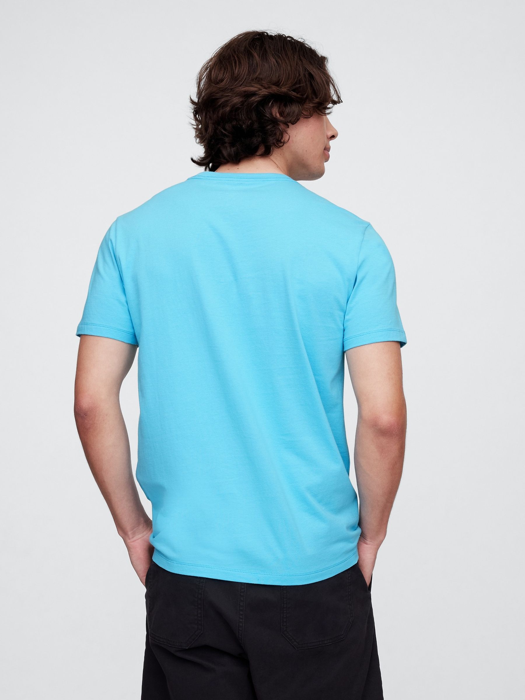 Blue Everyday Soft Logo T-Shirt - Image 2 of 5