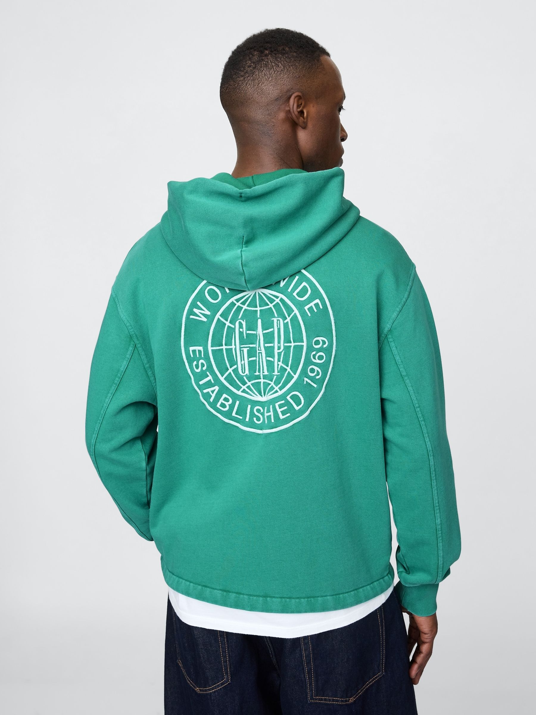 Green Logo Hoodie - Image 2 of 5