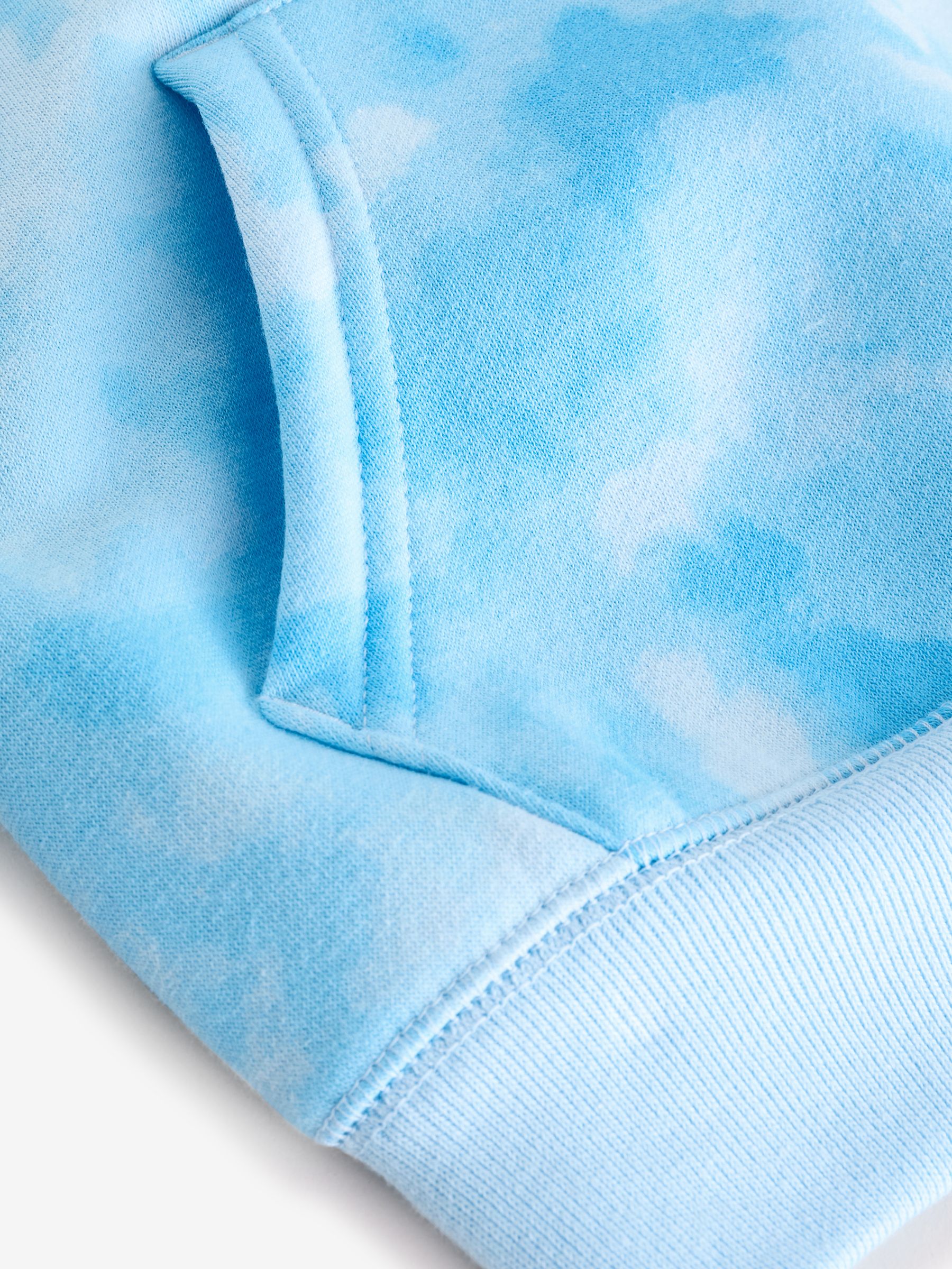 Blue Tie-Dye Vintage Relaxed Hoodie (4-13yrs) - Image 4 of 6