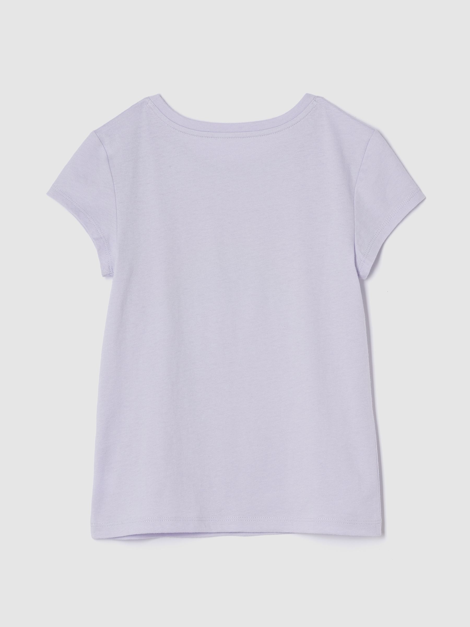 Purple Rainbow Graphic Short Sleeve T-Shirt (4-13yrs) - Image 2 of 2