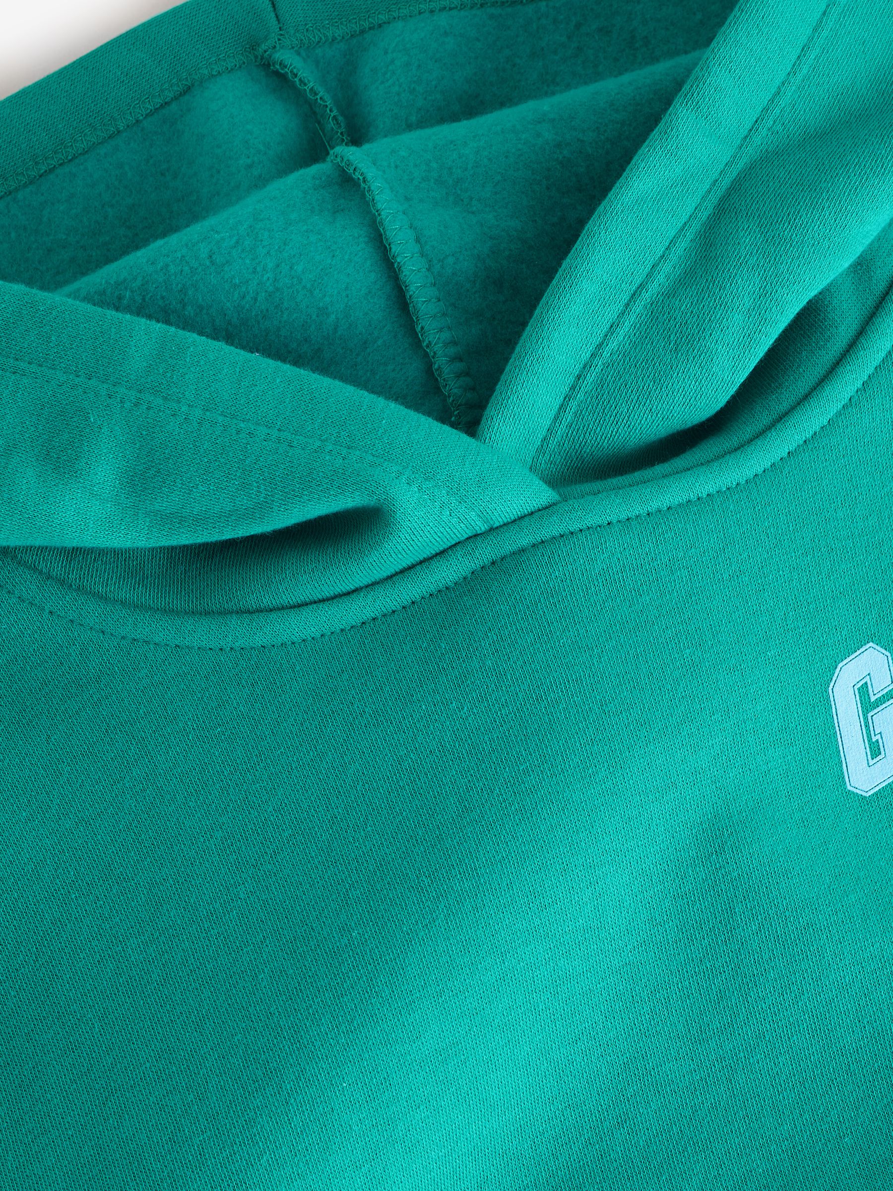 Dark Green Vintage Relaxed Hoodie (4-13yrs) - Image 3 of 6