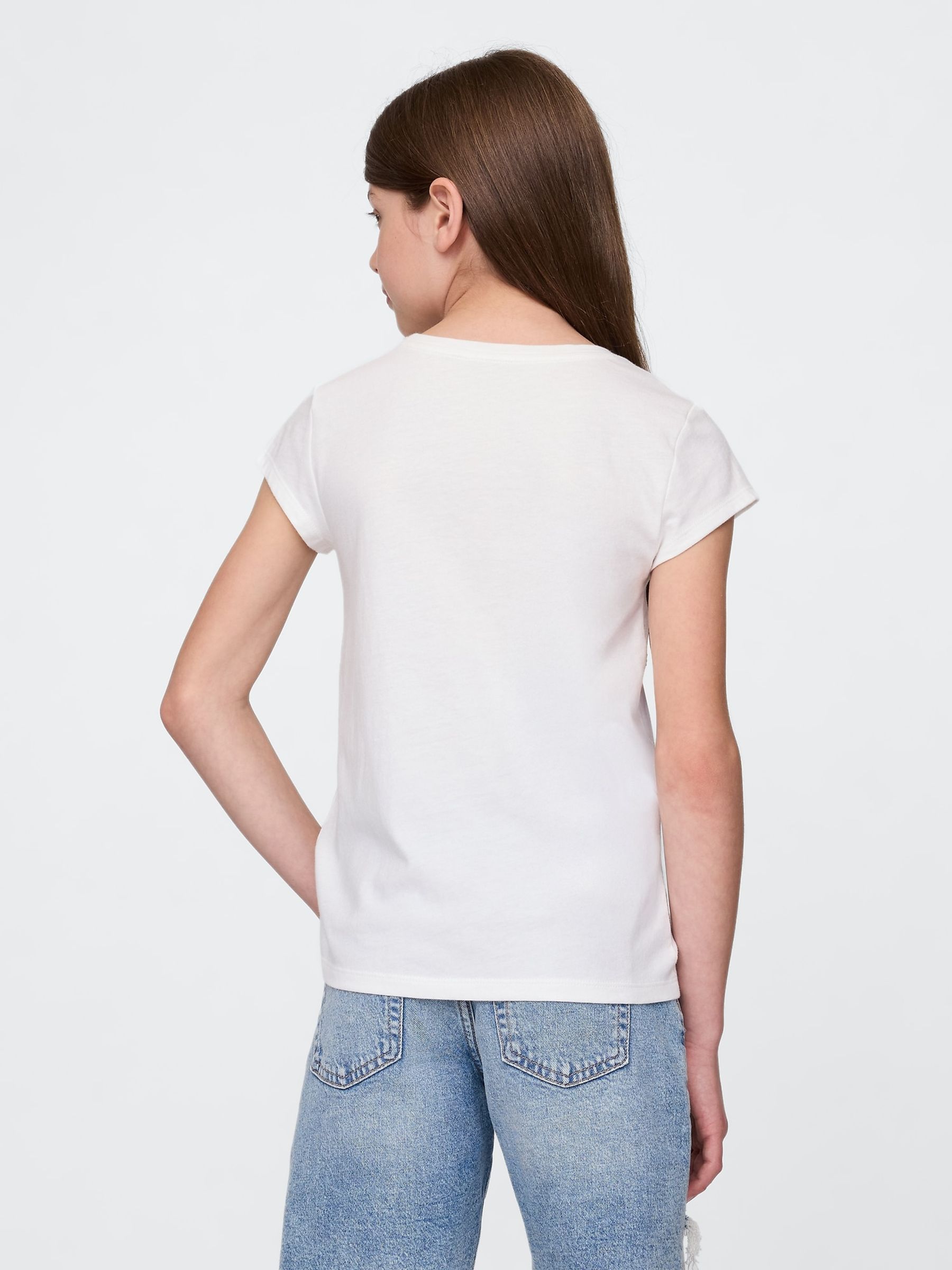 White Logo Short Sleeve Graphic T-Shirt (4-13yrs) - Image 2 of 4