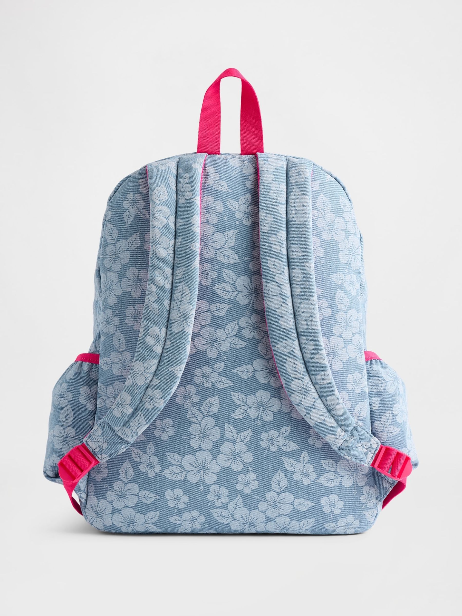Blue Lilo and Stitch Denim Backpack - Image 2 of 4