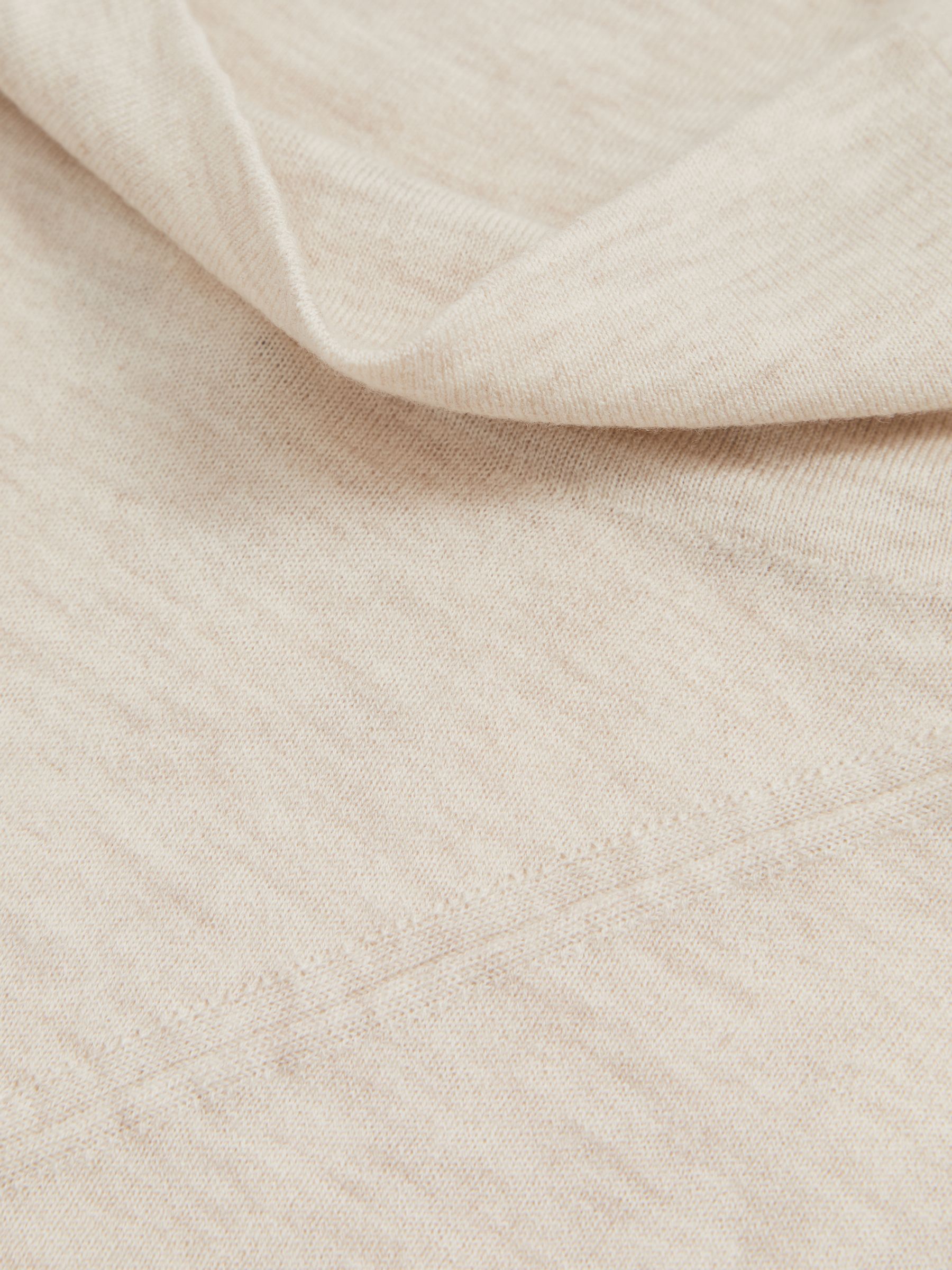 Wool Slouched Sleeveless Top in Stone Neutral - Image 6 of 6