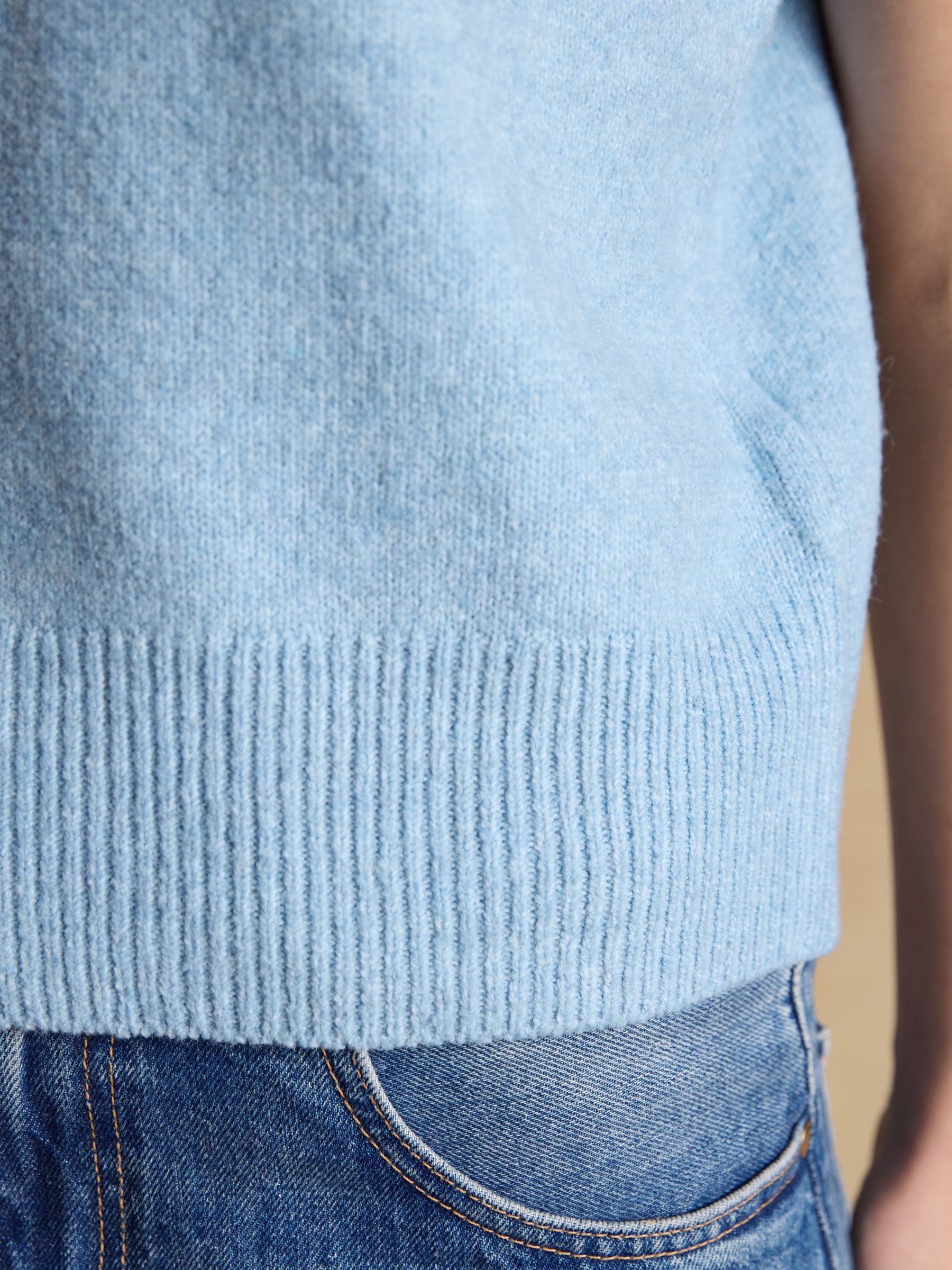 Holly Light Blue Knitted Vest - Image 7 of 7