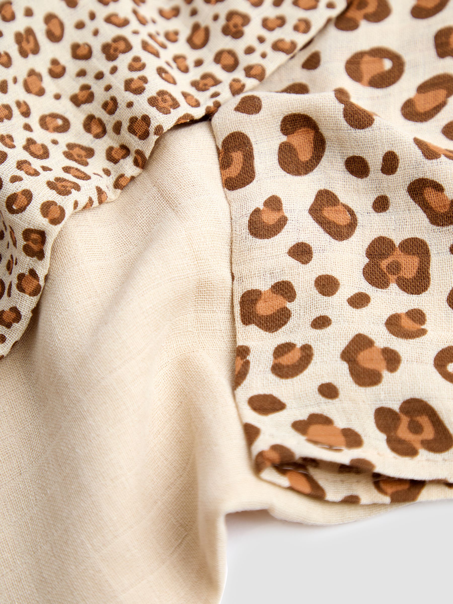 3-Pack Muslins Leopard Print - Image 6 of 6