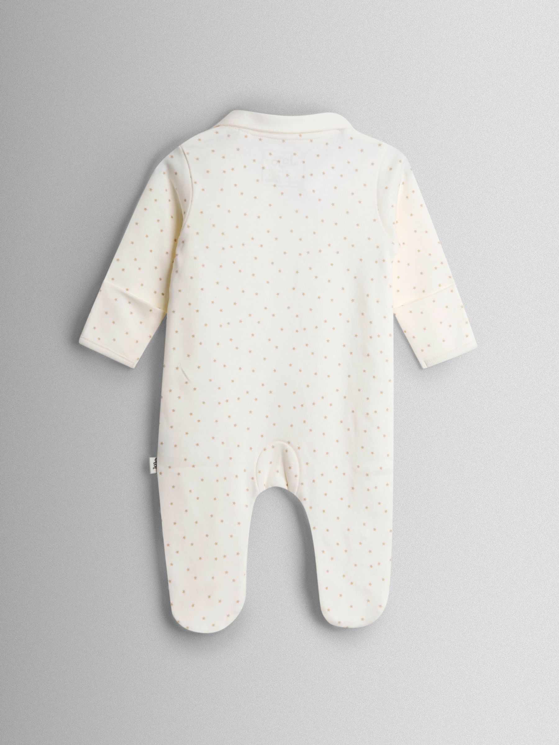Cream Spotted ' I Love My Mummy' Sleepsuit - Image 4 of 4