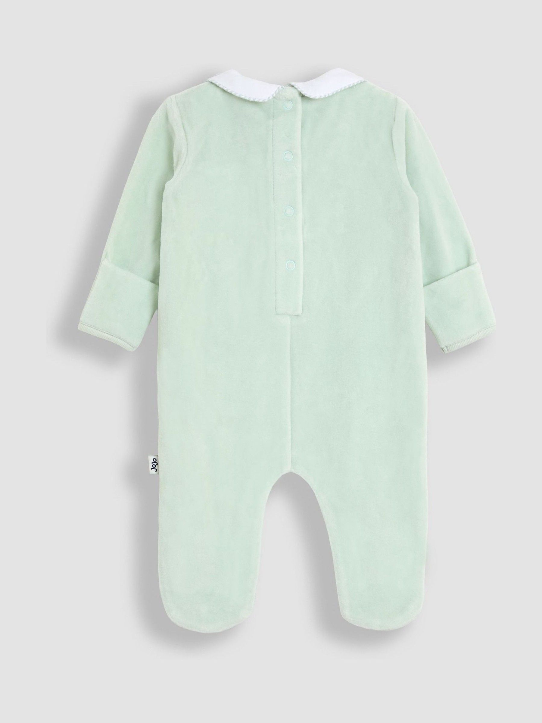 Mint Peter Rabbit Velour Smocked Collared All-In-One - Image 2 of 3