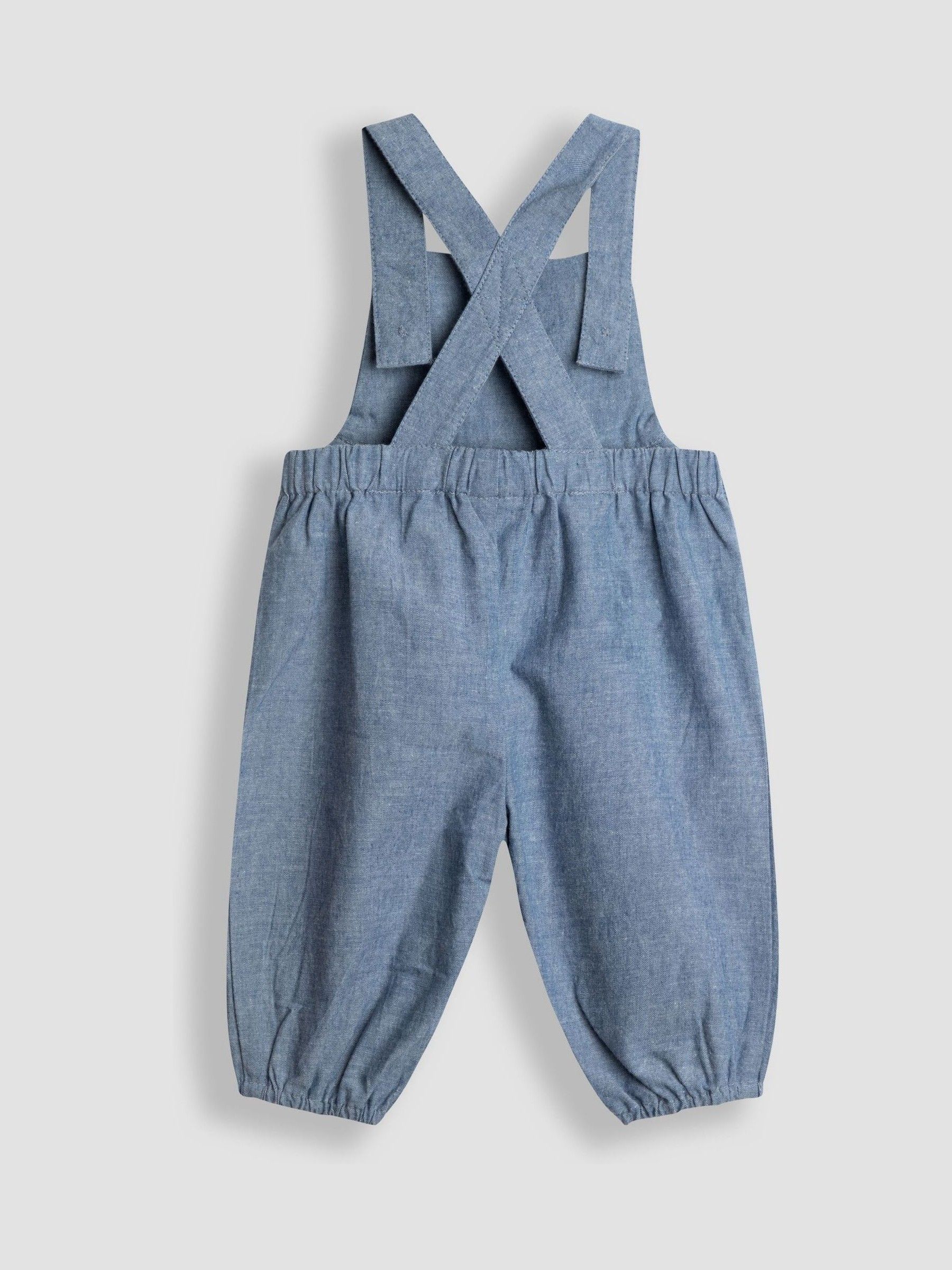 Denim Flopsy Chambray Dungaree & Body Set - Image 3 of 5