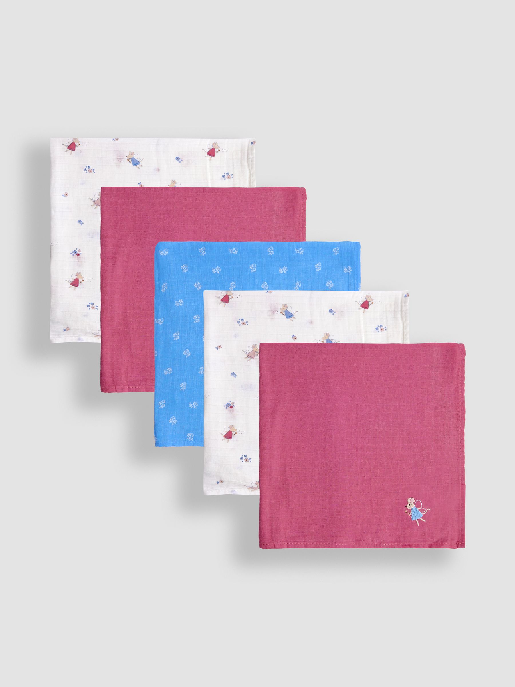 Fairy Mouse 5-Pack Muslins - Image 2 of 7