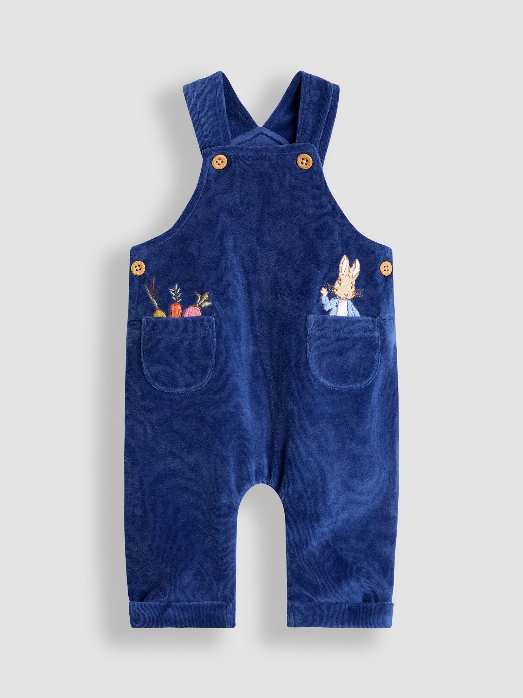 Blue Peter Rabbit™ Velour Dungaree Set - Image 2 of 6
