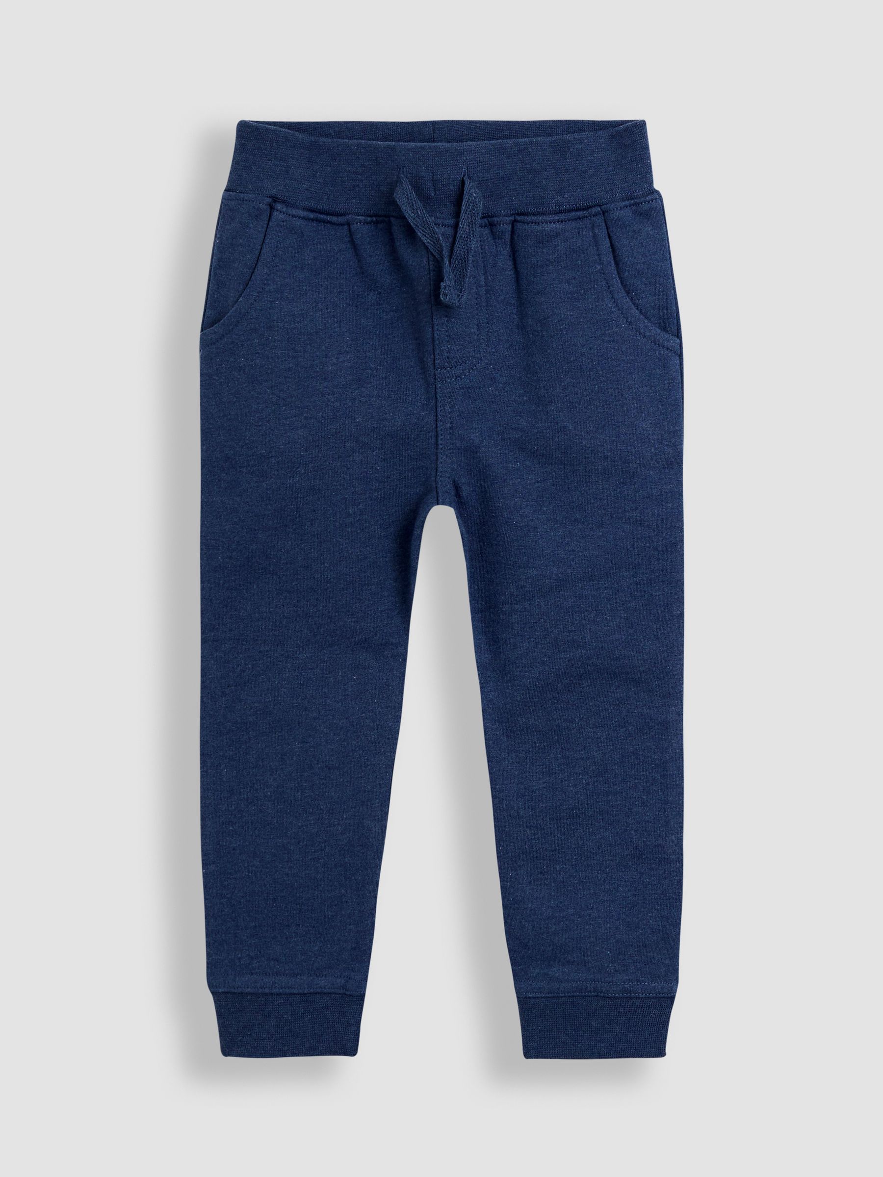 Navy Blue 2-Pack Appliqué Knee & Plain Joggers - Image 2 of 6