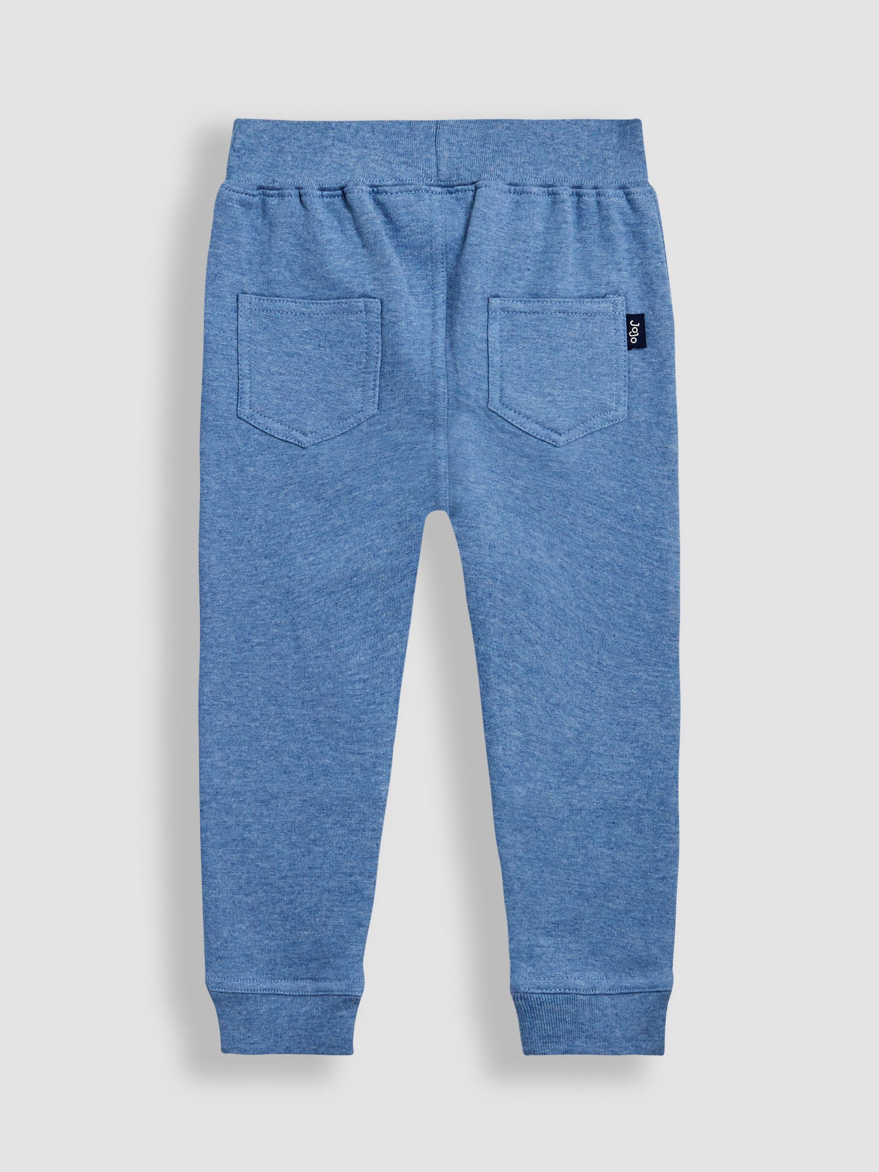 Navy Blue 2-Pack Appliqué Knee & Plain Joggers - Image 5 of 6
