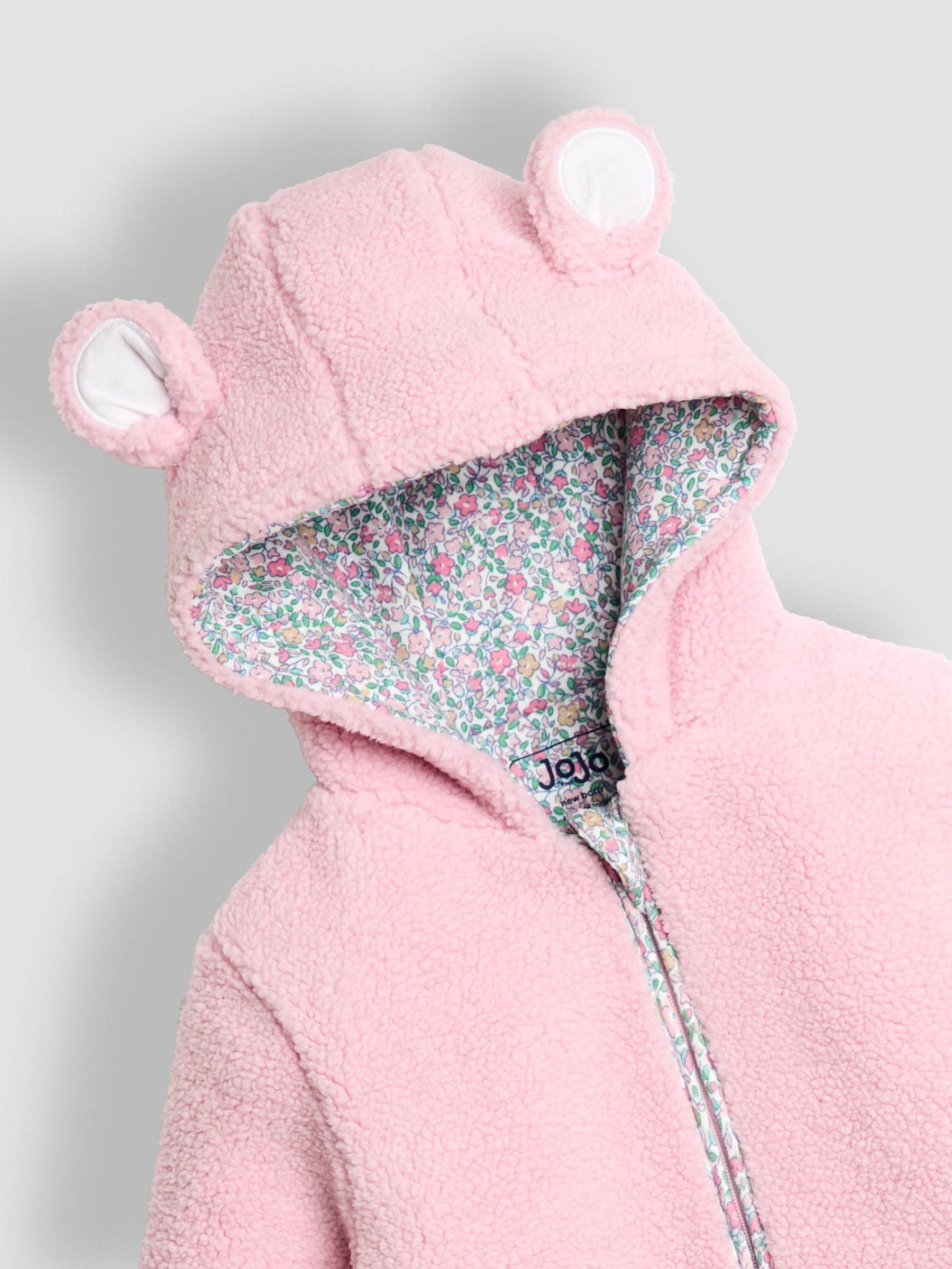 Pink Mouse Cosy Borg Character Pramsuit - Image 3 of 5