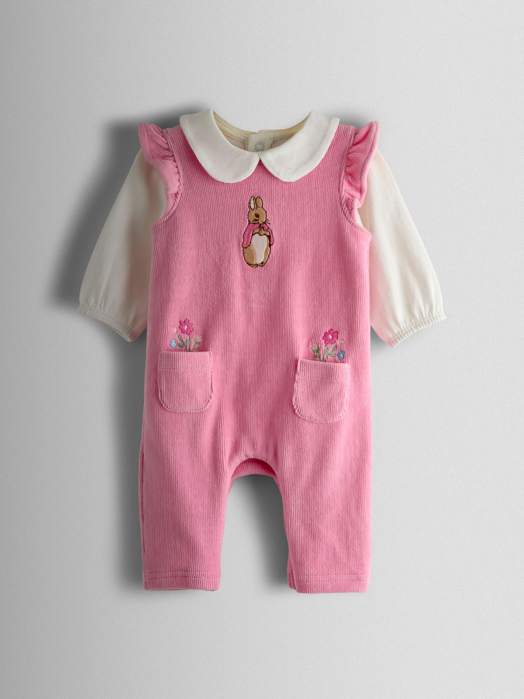 Pink Dungarees Set - Image 1 of 7