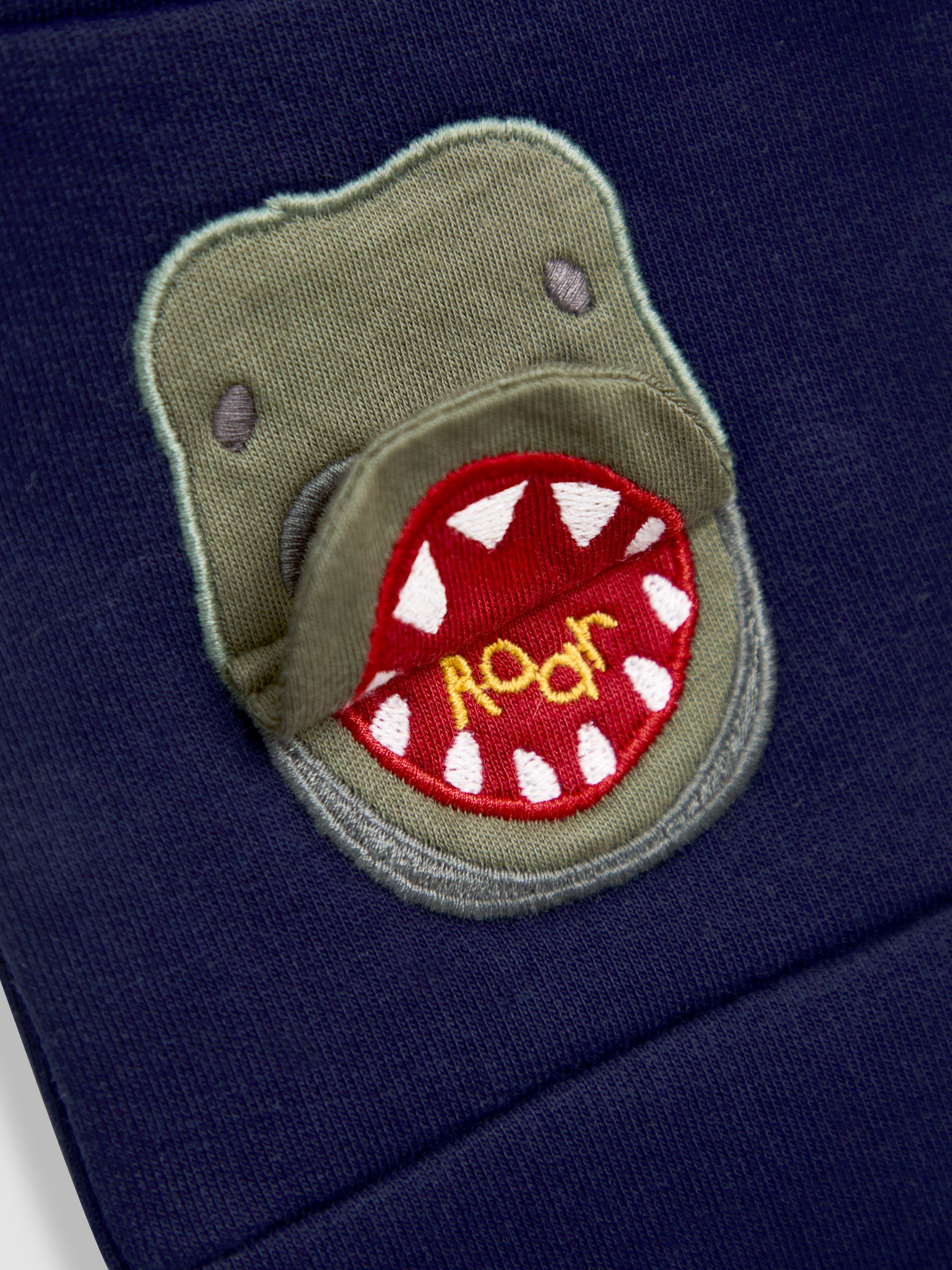 Blue 2-Pack Appliqué Knee & Plain Joggers - Image 6 of 6