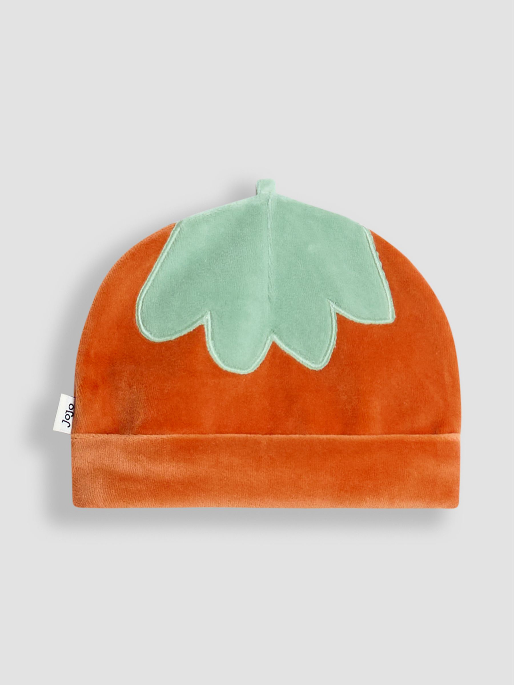 Orange Velour Pumpkin All-In-One & Hat Set - Image 7 of 7