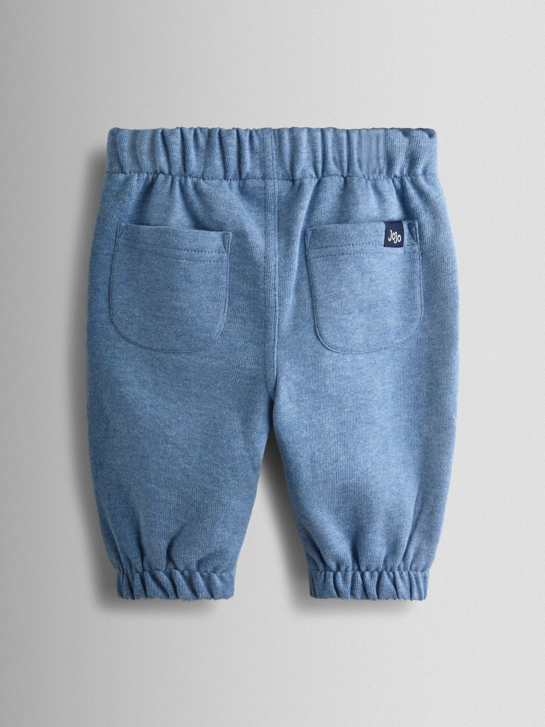 Blue 2-Piece Appliqué Sweatshirt & Joggers Set - Image 5 of 7
